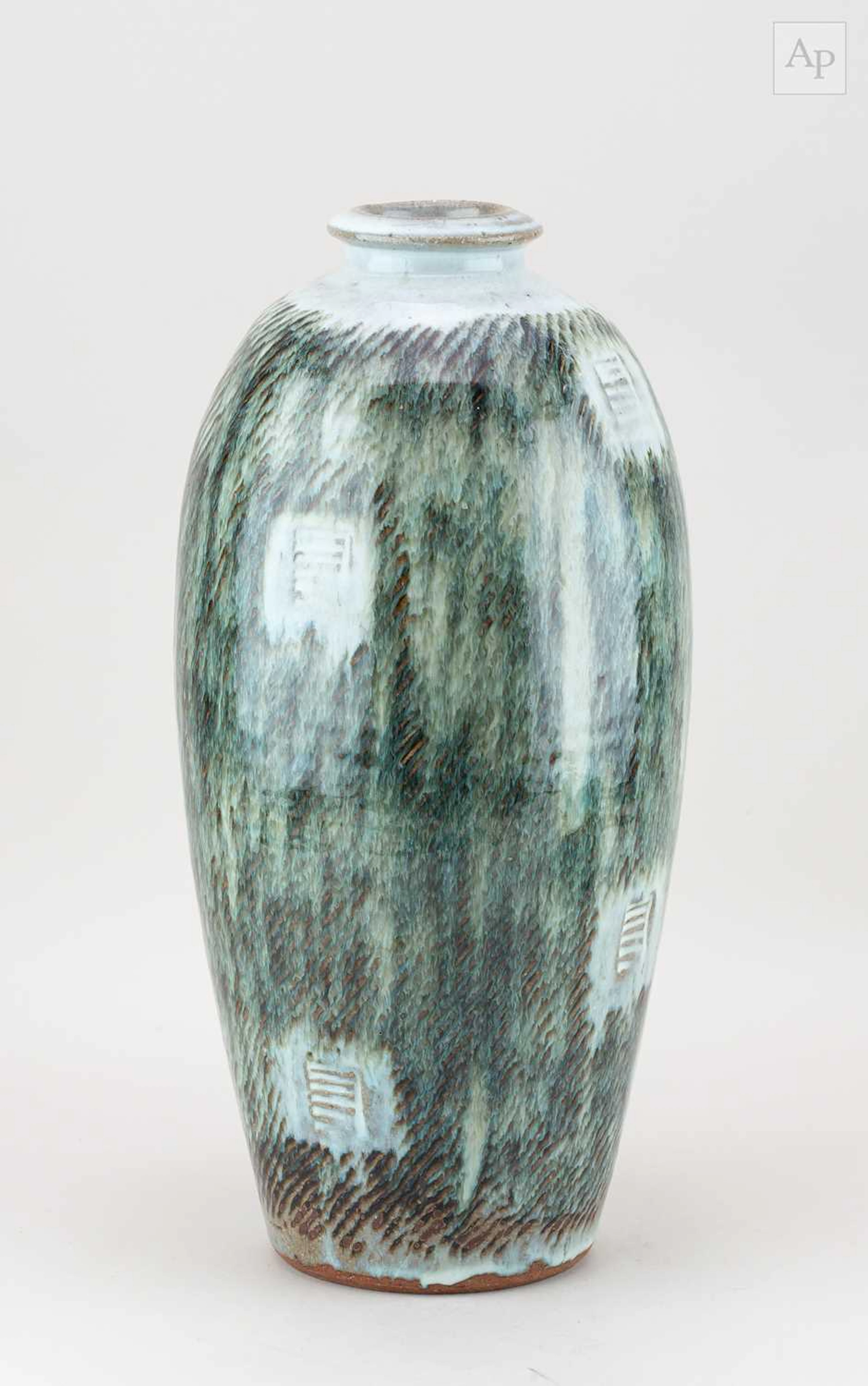 WILLIAM PLUMPTRE (born 1959); a tall stoneware bottle...