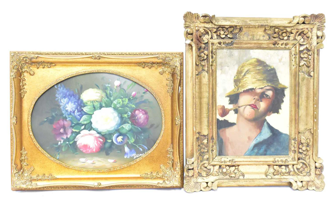 20TH CENTURY CONTINENTAL SCHOOL; oil on canvas