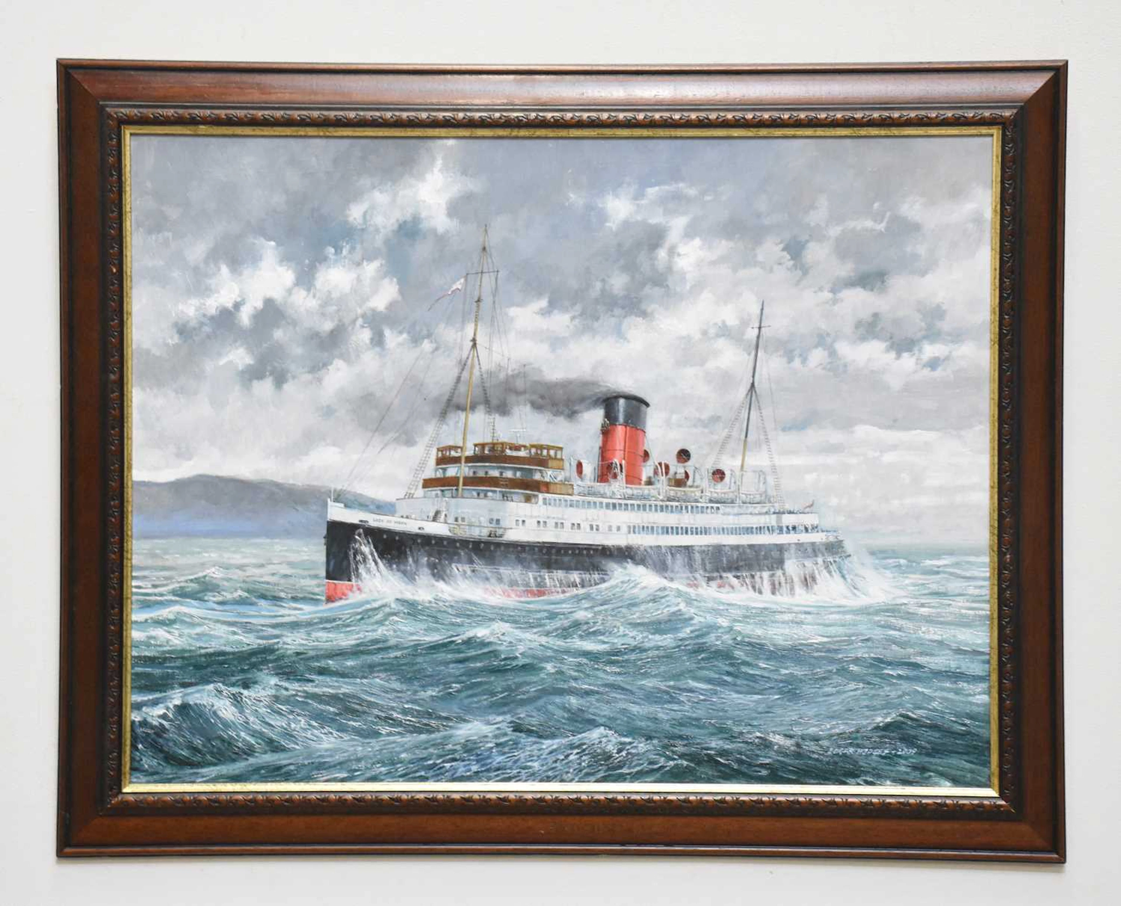 EDGAR HODGES (1928-2025); oil on board