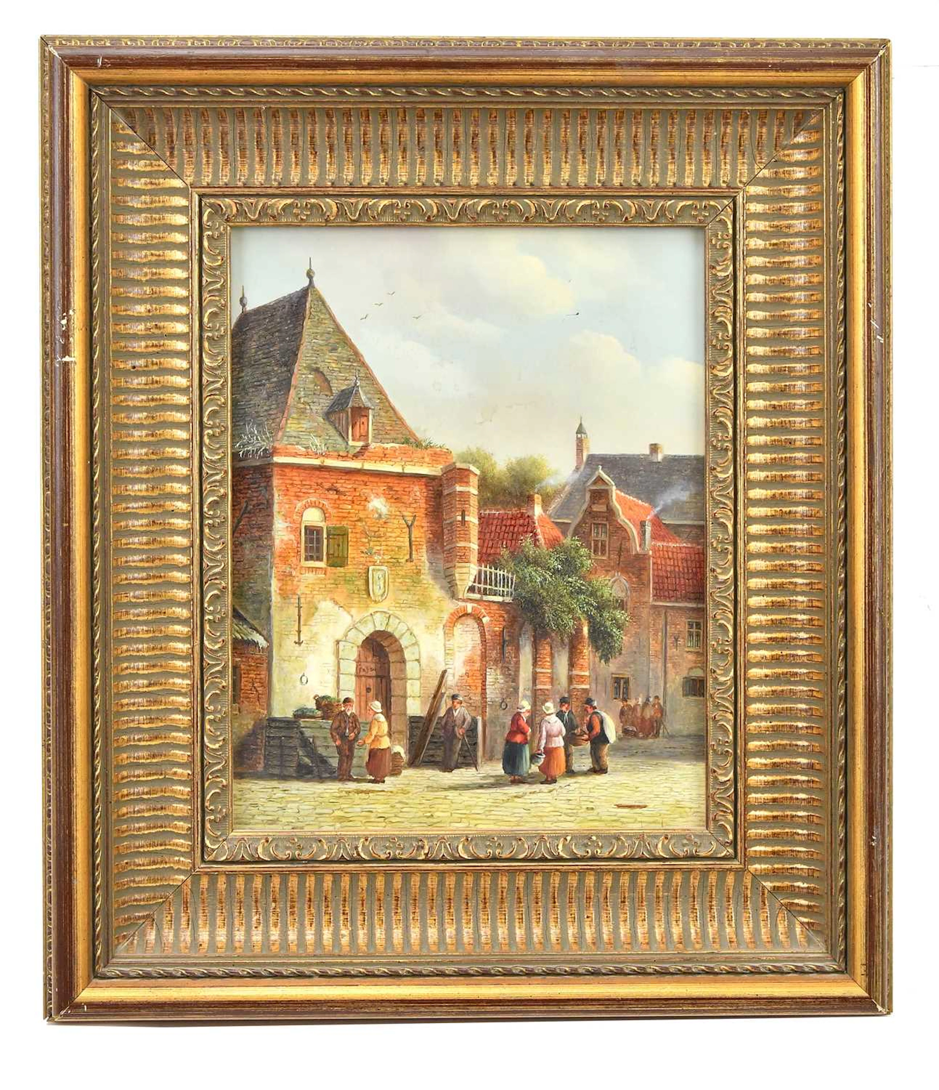 ATTRIBUTED TO PETER CORNELIUS STEENHOUWER; oil on panel