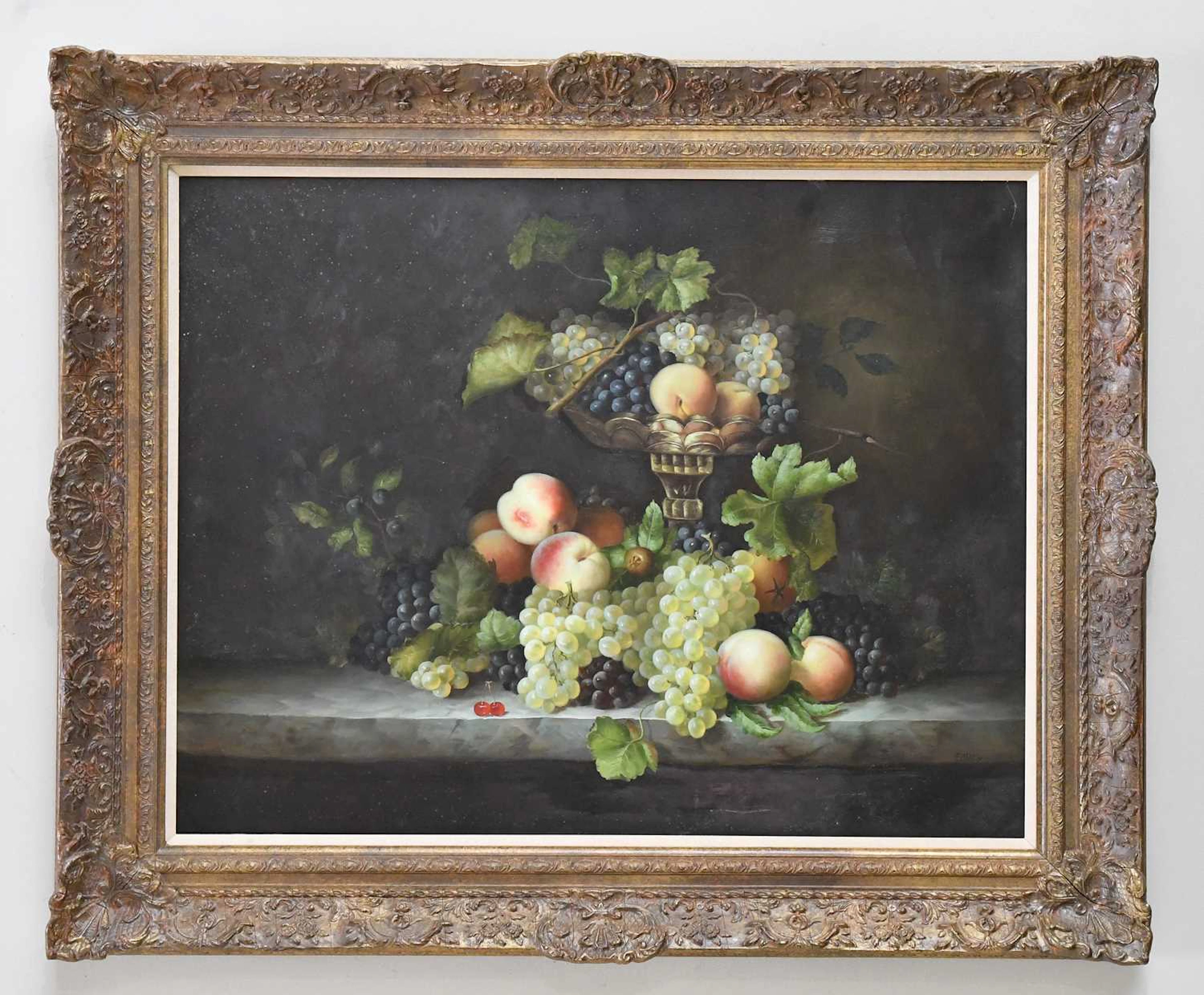 E HOLLIS; oil on canvas