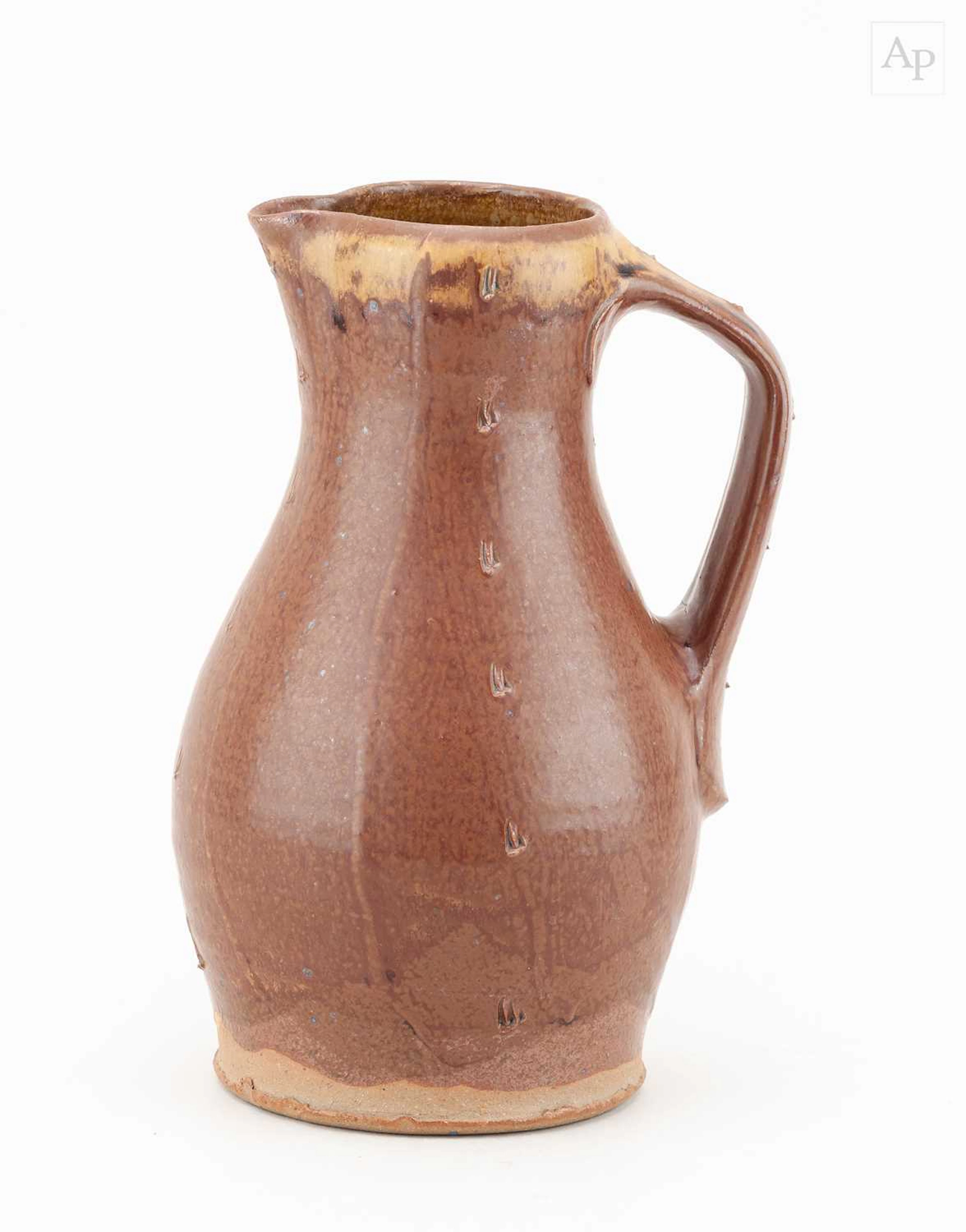 PHIL ROGERS (1951-2020); a stoneware baluster jug covered...