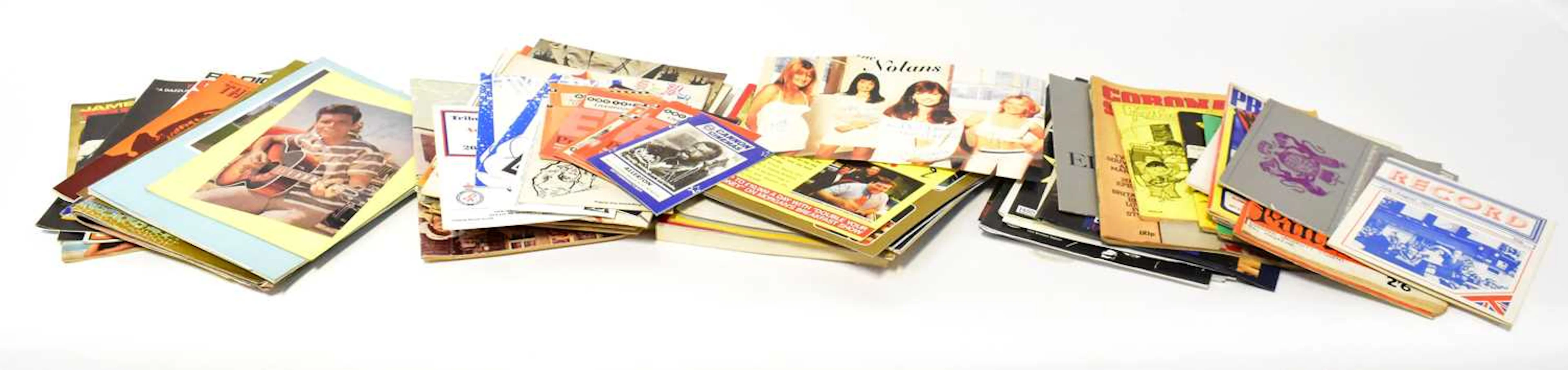 A collection of film and theatre programmes