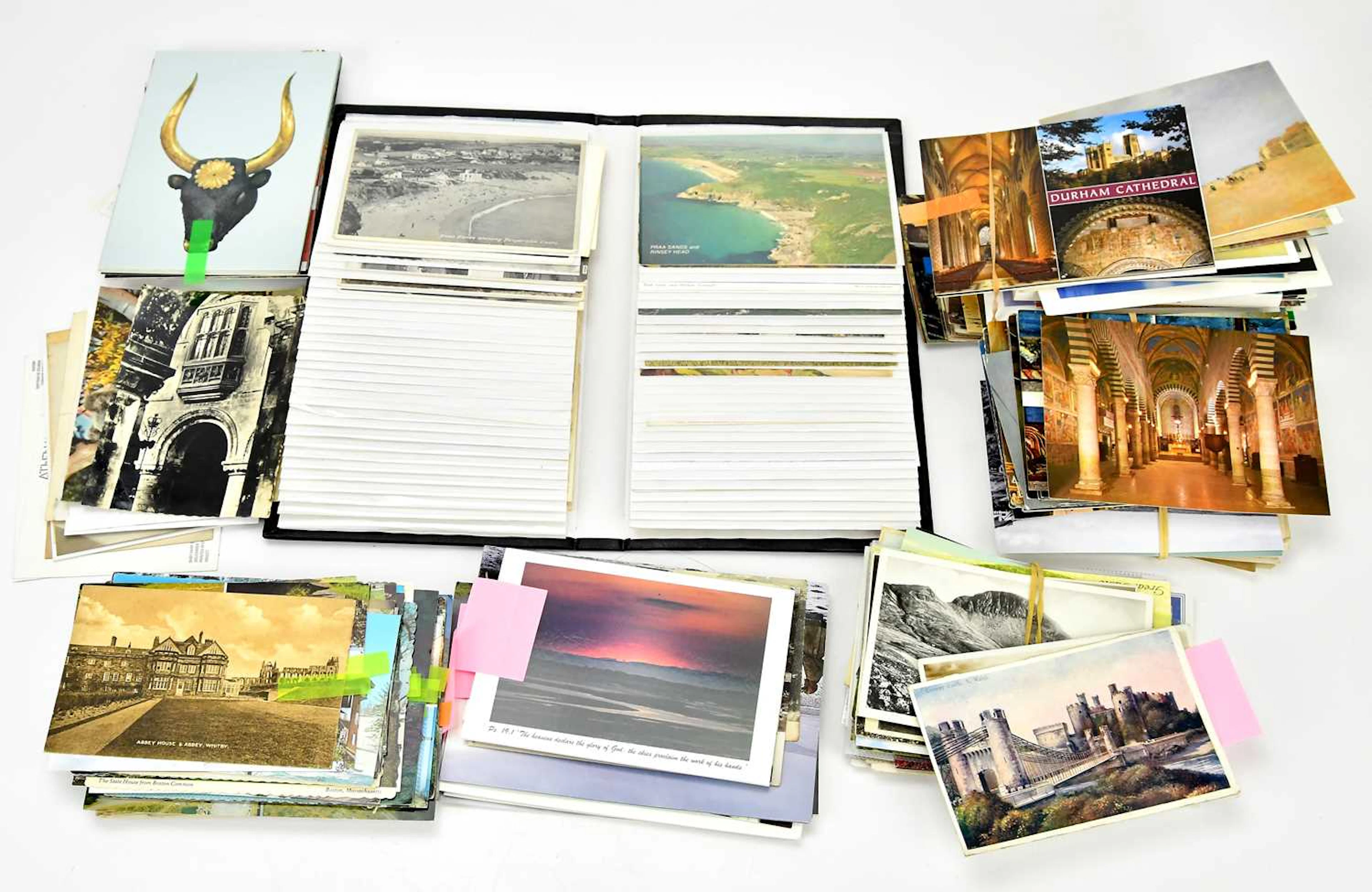 A collection of postcards