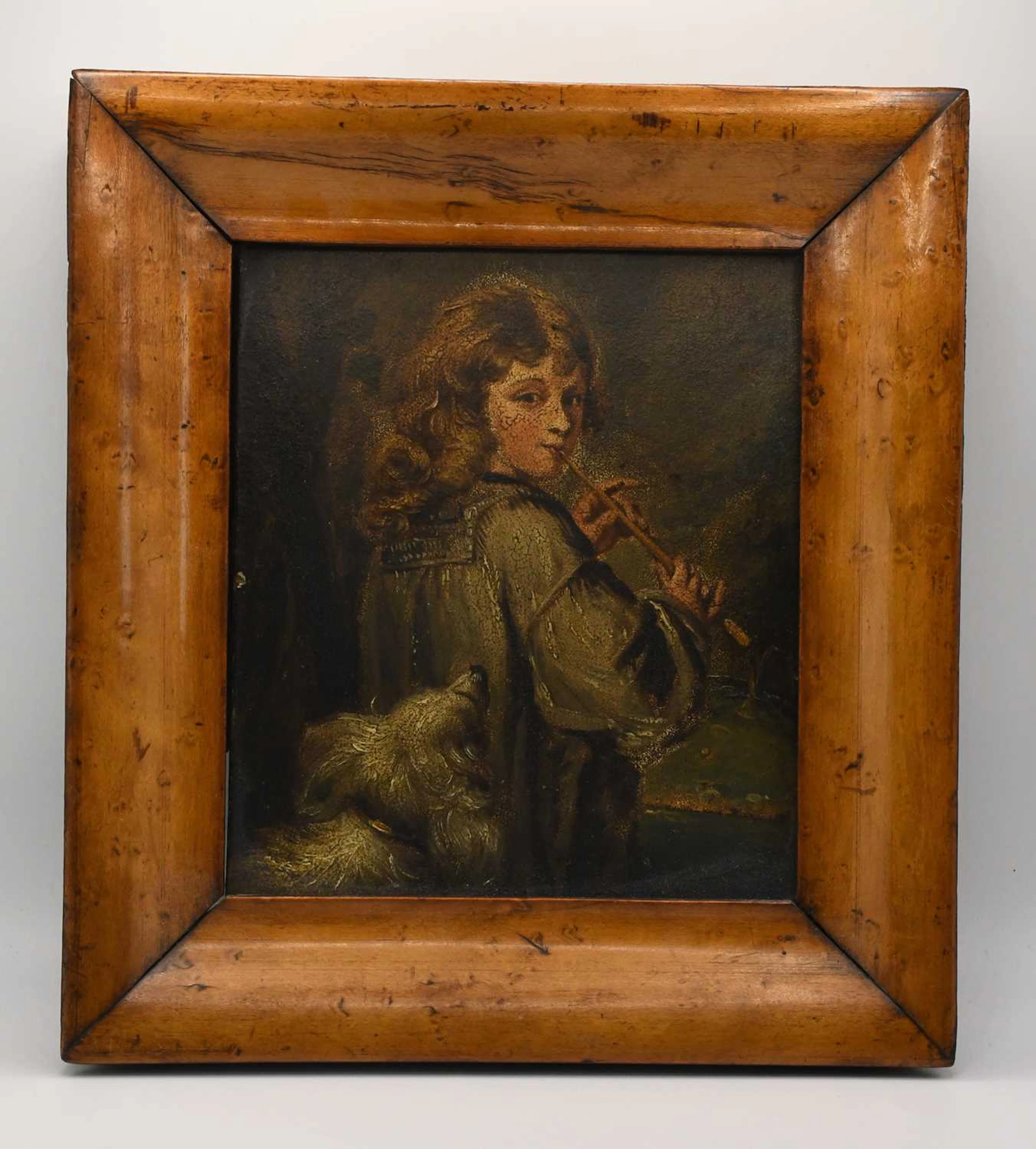 AFTER SIR JOSHUA REYNOLDS (1723-1792); oil on board