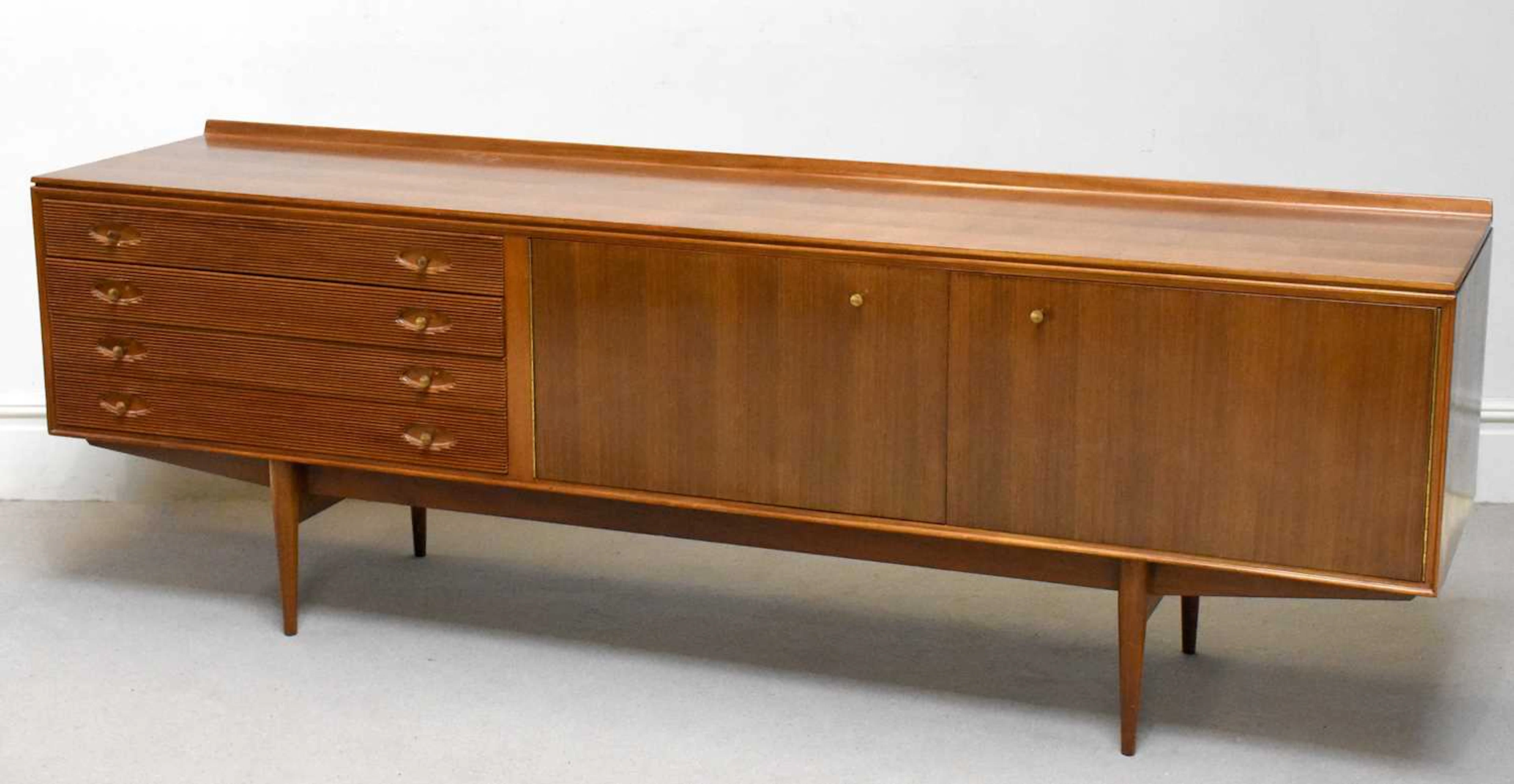 ROBERT HERITAGE FOR ARCHIE SHINE; a teak 'Hamilton' range sideboard