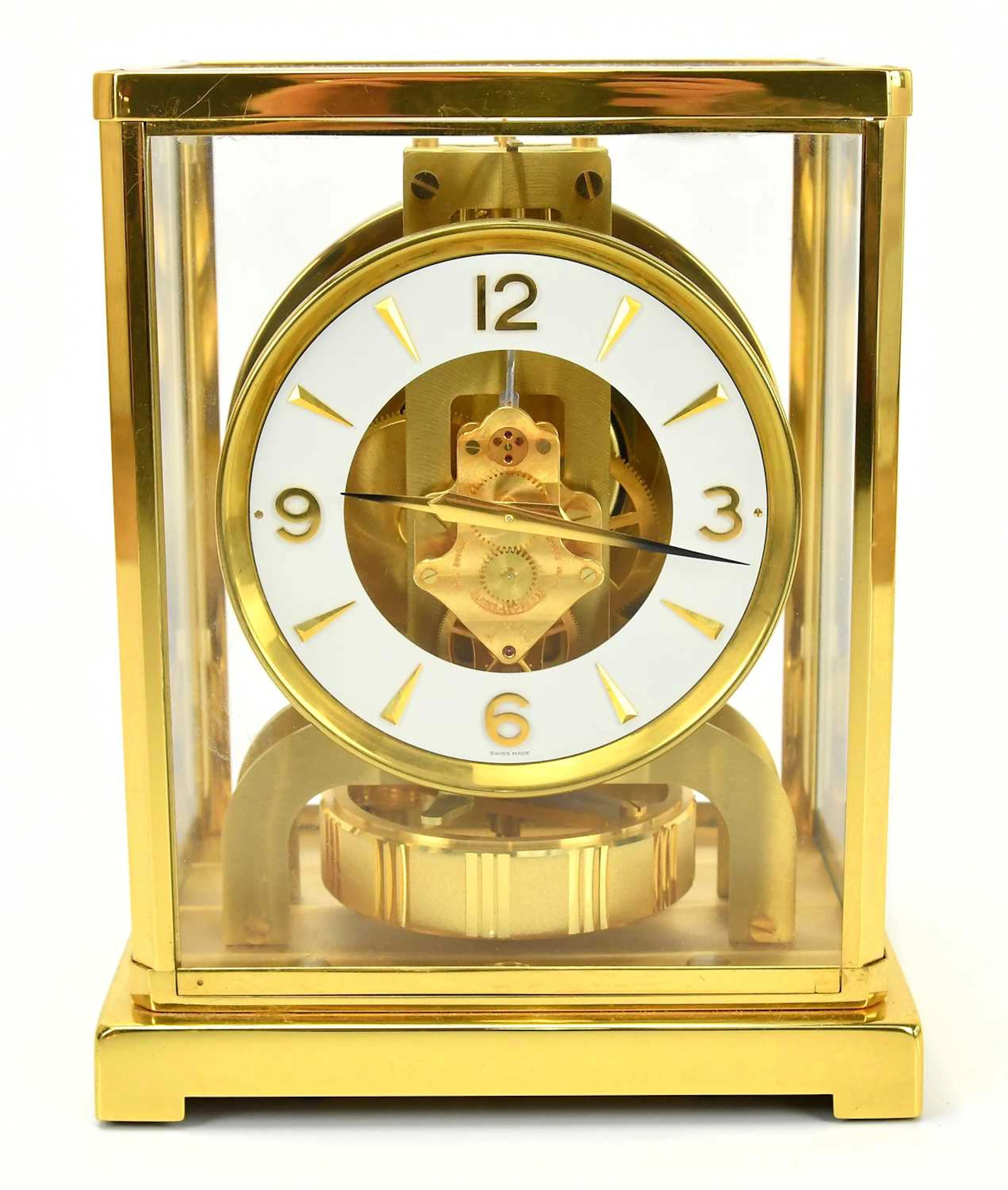 JAEGER-LECOULTRE; a cased Atmos clock