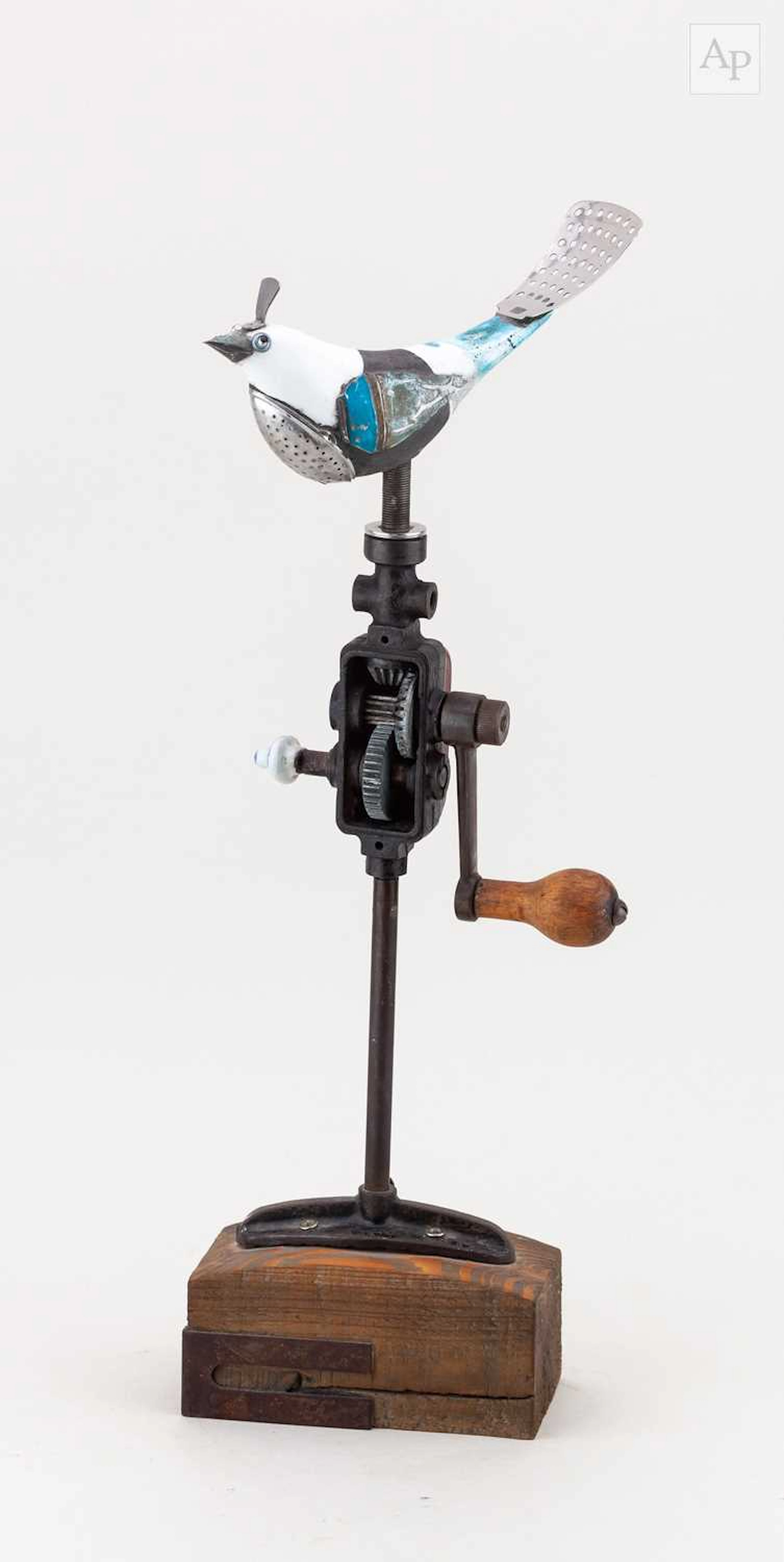 ROS INGRAM; a mixed media bird sculpture