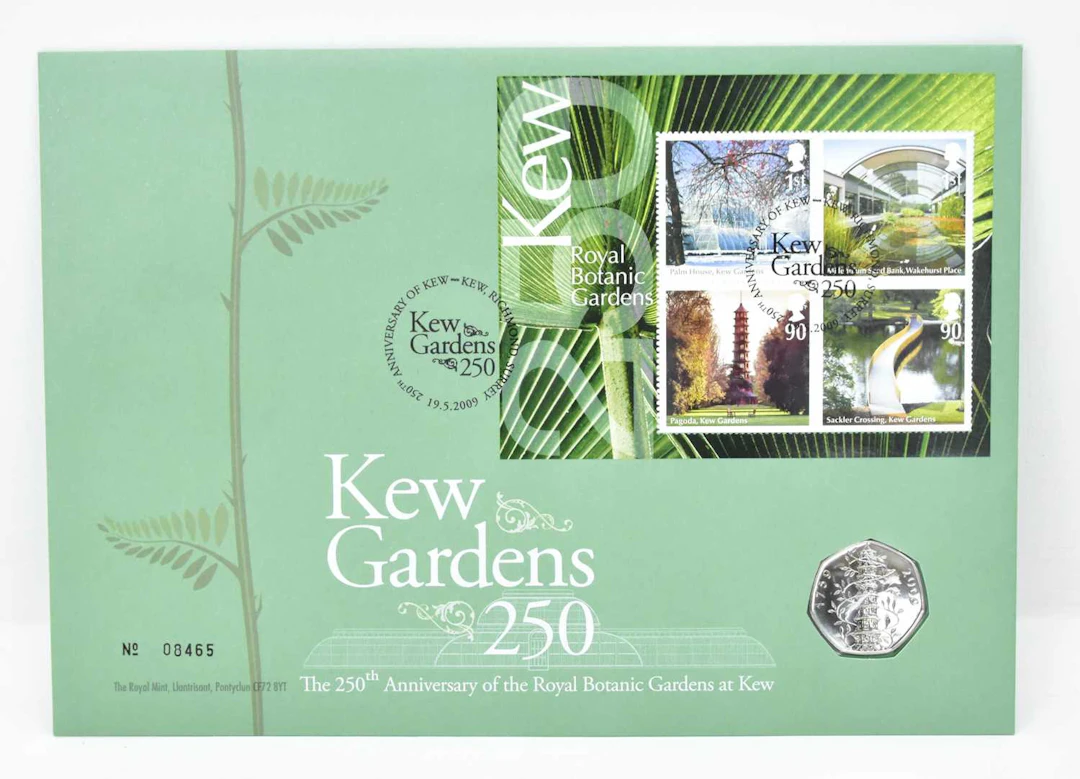 ROYAL MINT FOR ROYAL MAIL; a 2009 issue Kew Gardens 250th...
