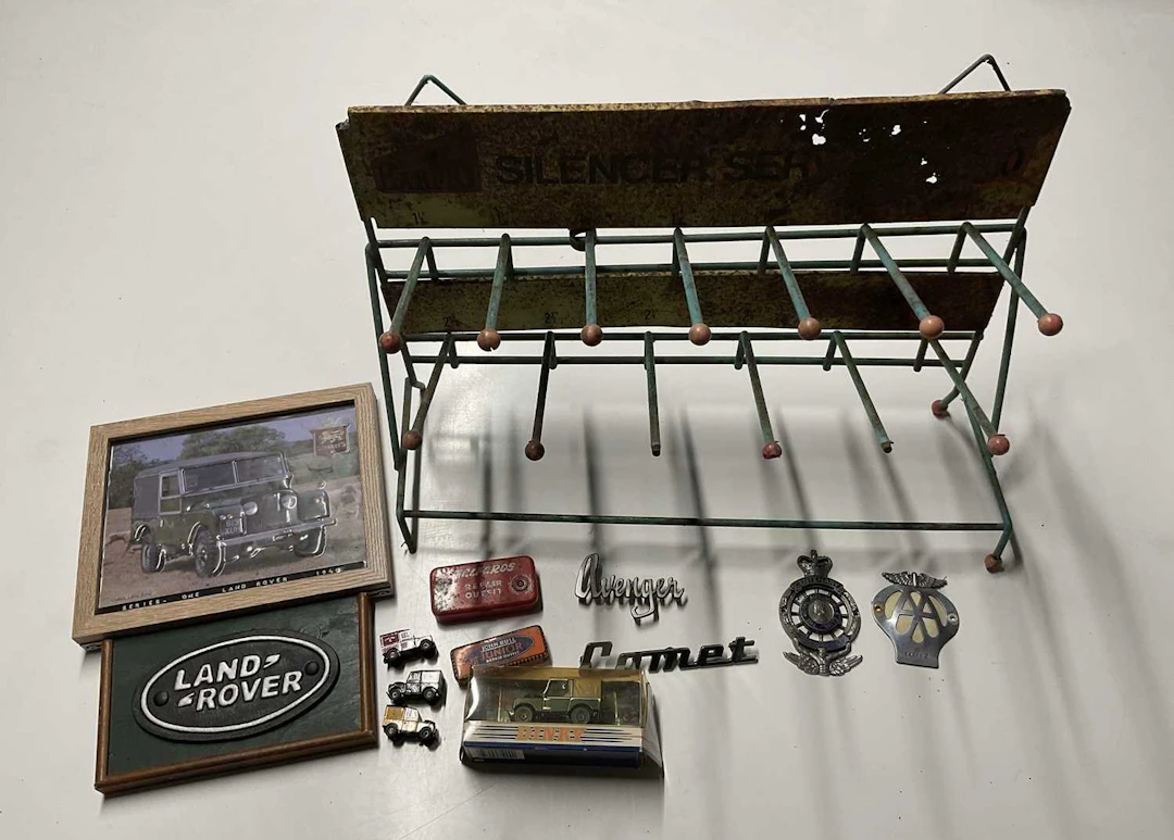 A small amount of automotive items