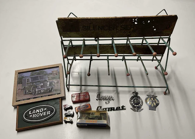 A small amount of automotive items