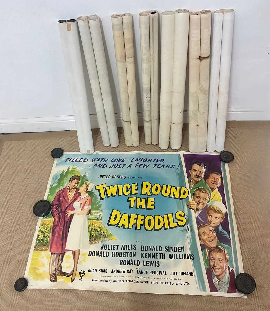 A collection of eight film posters comprising 'Darling Lili'