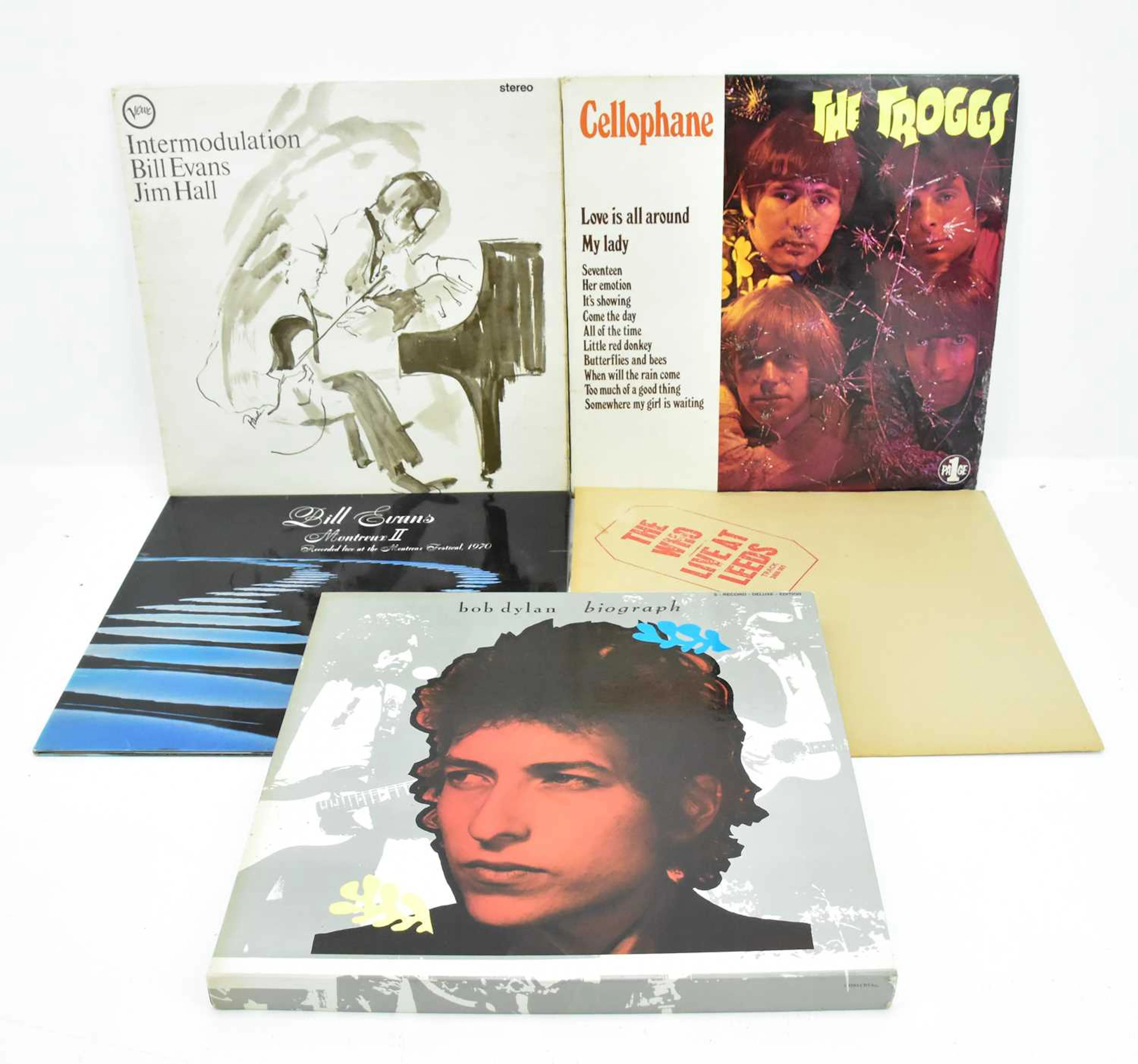 ROCK; five albums comprising 'The Who Live at Leeds' with nine inserts