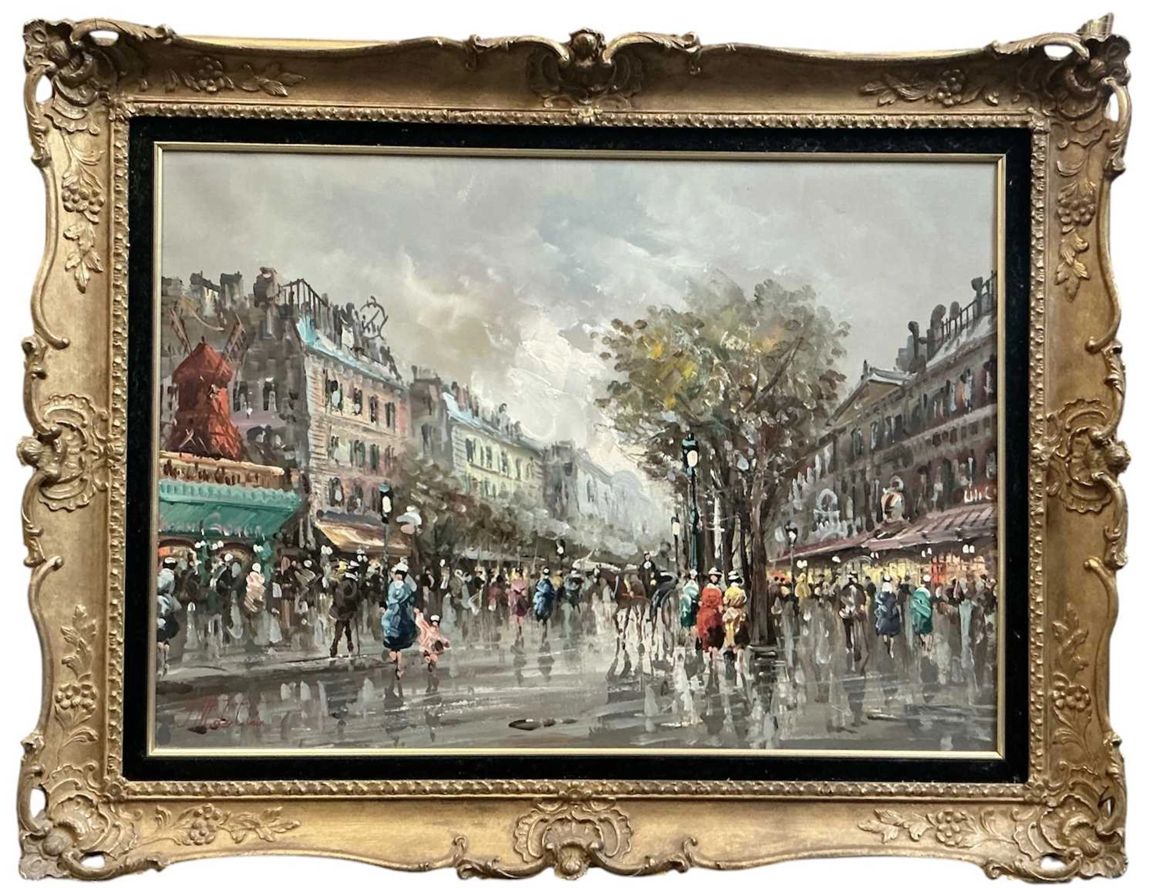 J M LE CLAIR; oil on canvas