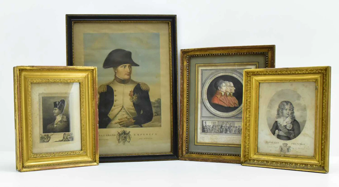 Four 19th century mezzotint and coloured stipple engravings