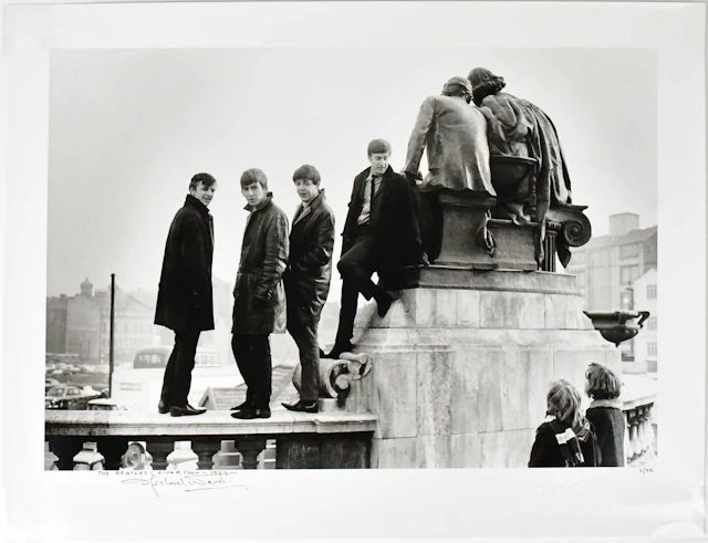 MICHAEL WARD (1929-2011); a limited-edition silver print of The Beatles