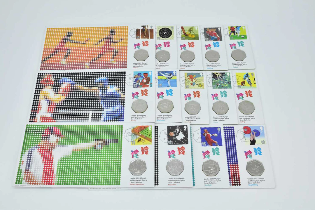 ROYAL MINT FOR ROYAL MAIL; fourteen London 2012 Olympic...