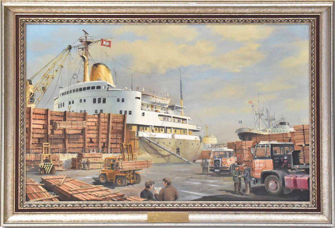 COLIN VERITY (1924-2011); oil on canvas