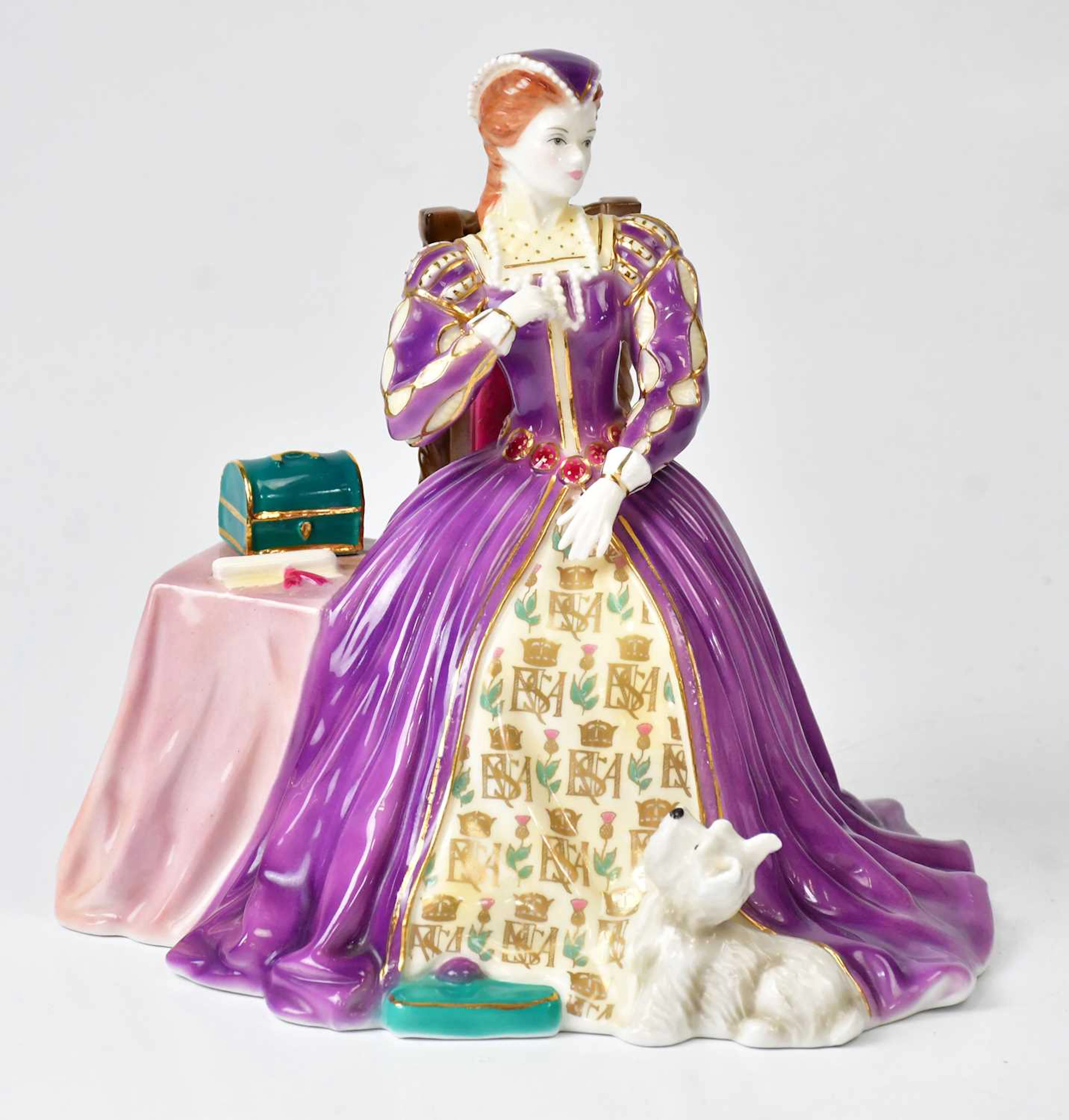 ROYAL WORCESTER FOR COMPTON & WOODHOUSE; a 'Mary Queen of...