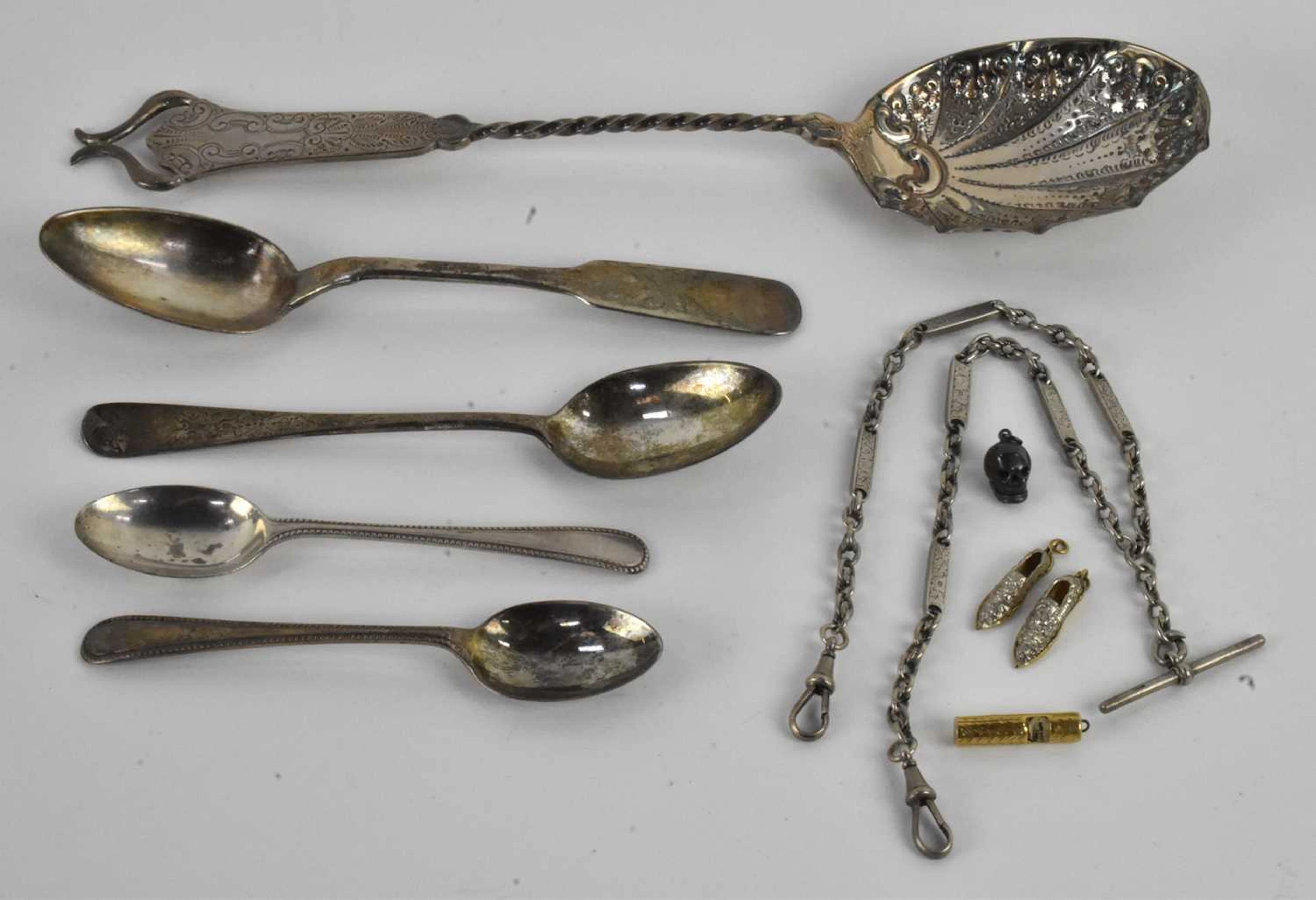 FENTON BROTHERS LTD; an Edward VII hallmarked silver serving spoon