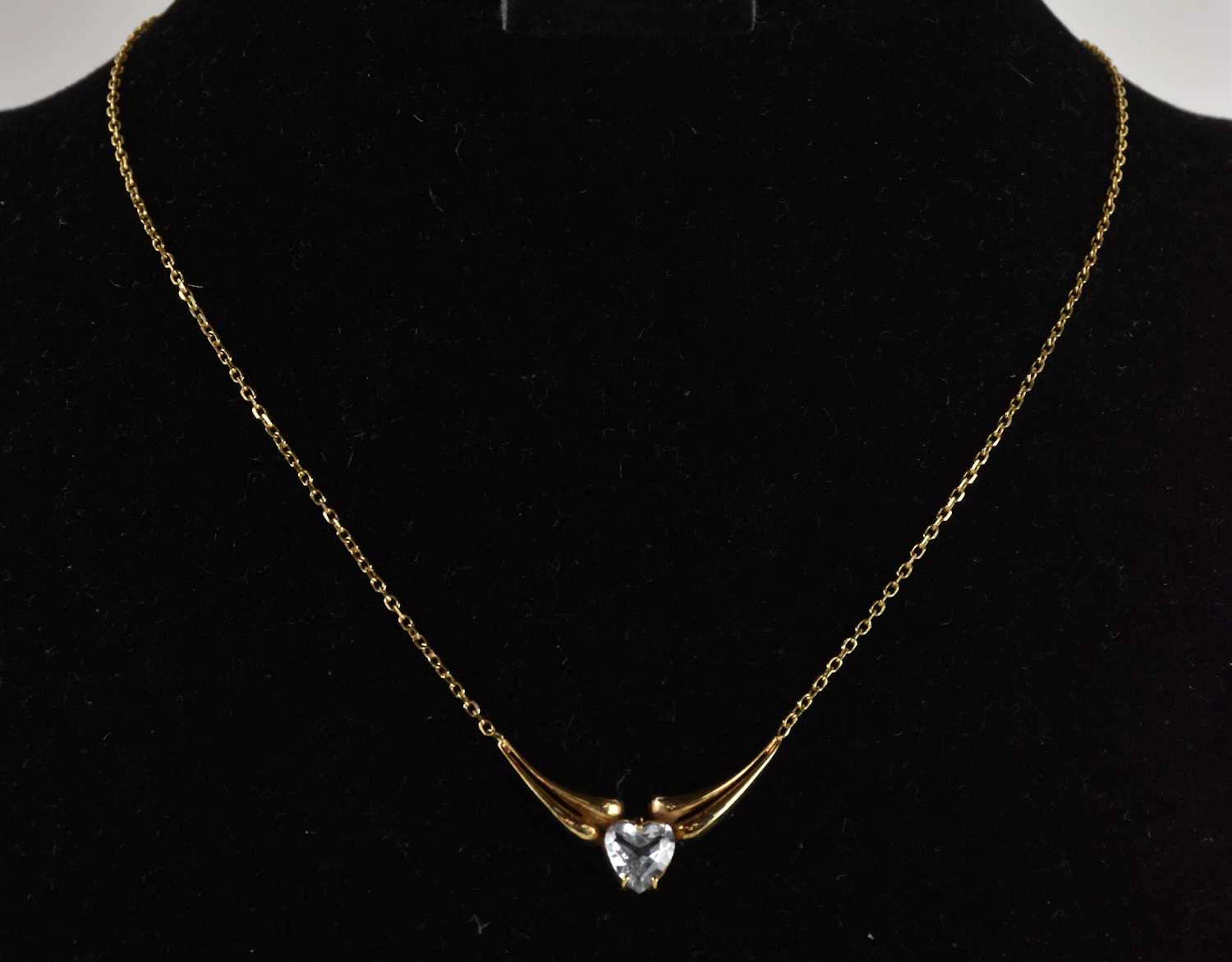 ZALES; a boxed 9ct yellow gold fine link necklace