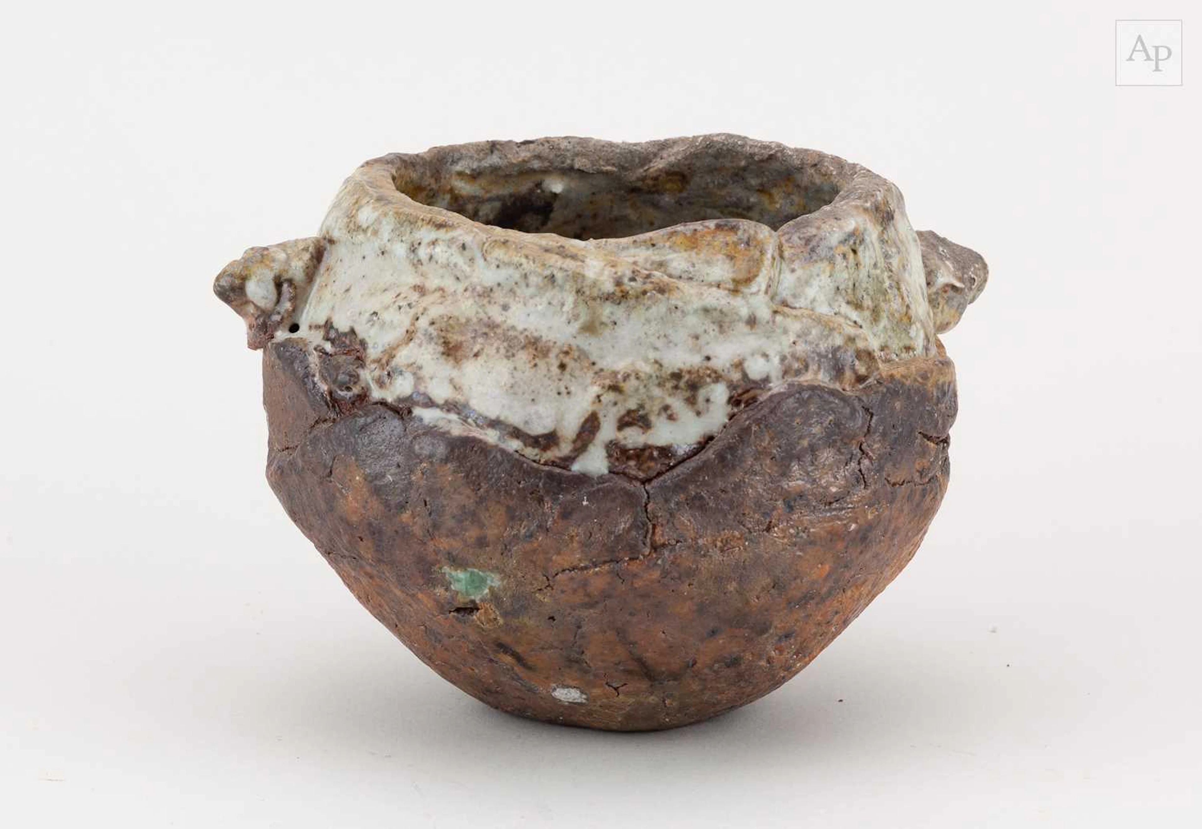 CHARLES BOUND (born 1939); a globular wood fired...