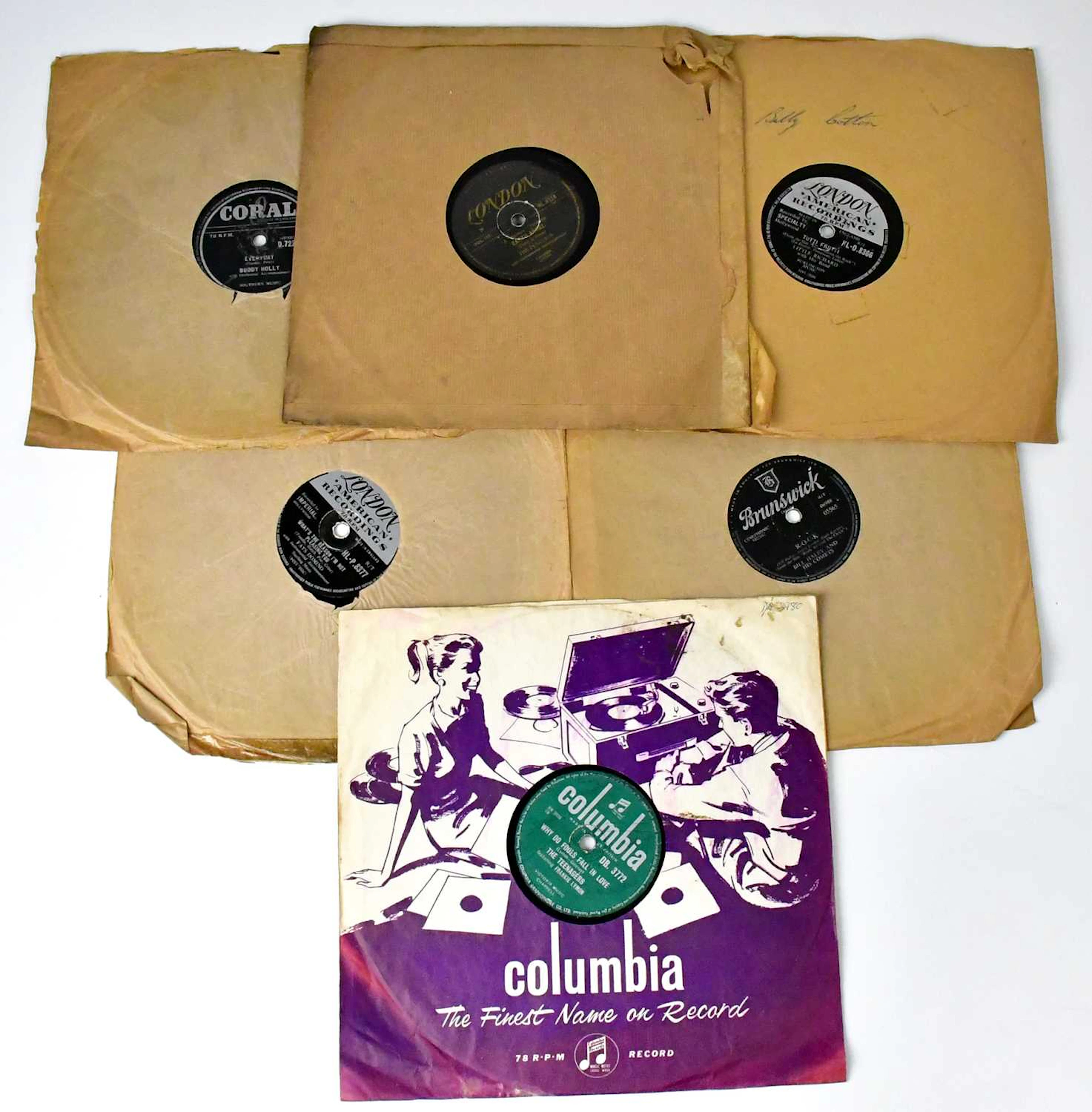 A collection of 78rpm records