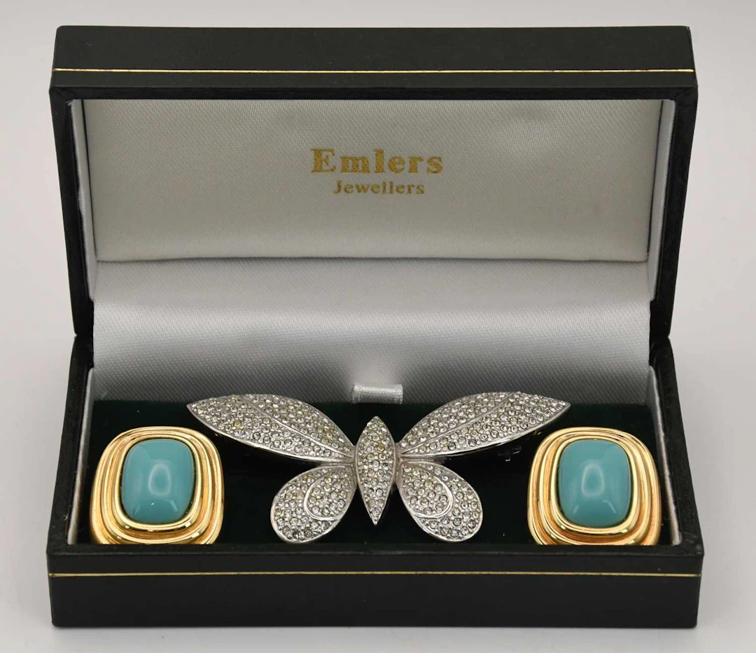 CHRISTIAN DIOR; a pair of early 20th century Art Deco...
