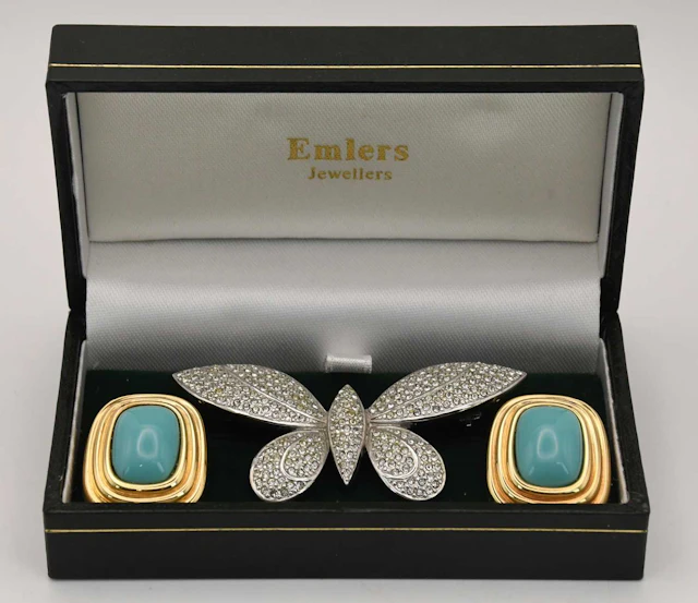 CHRISTIAN DIOR; a pair of early 20th century Art Deco...