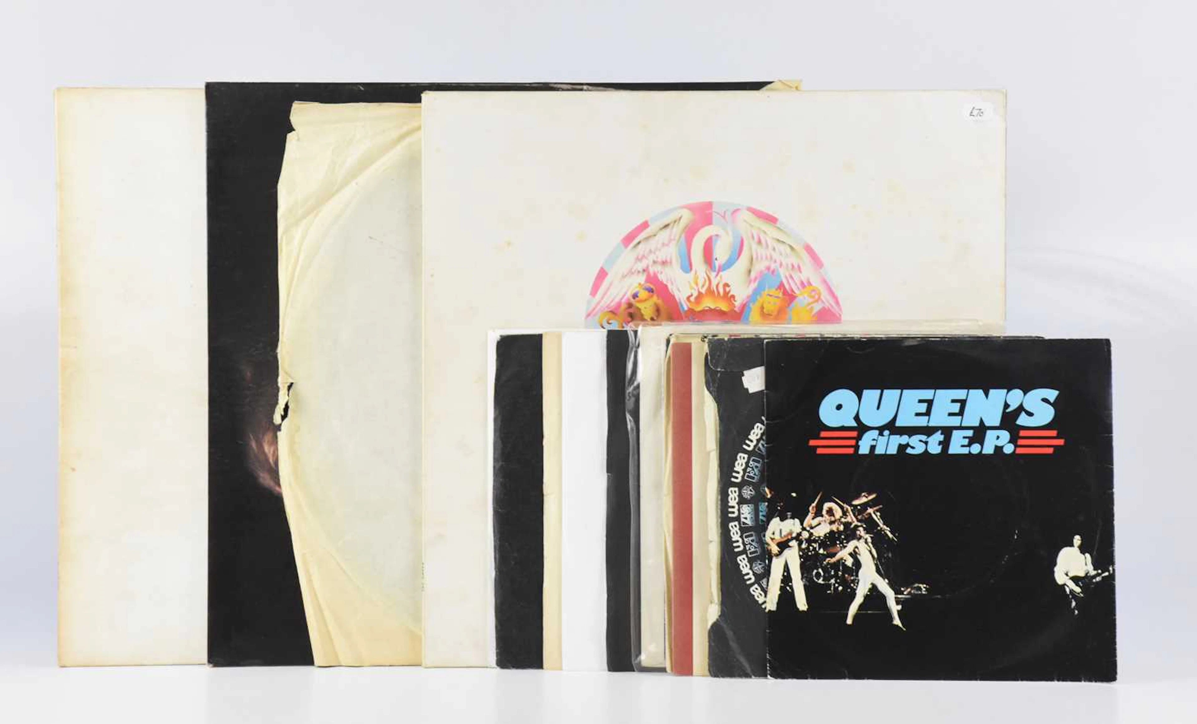QUEEN; four albums comprising A Night At The Opera (EMTC 103) x 2