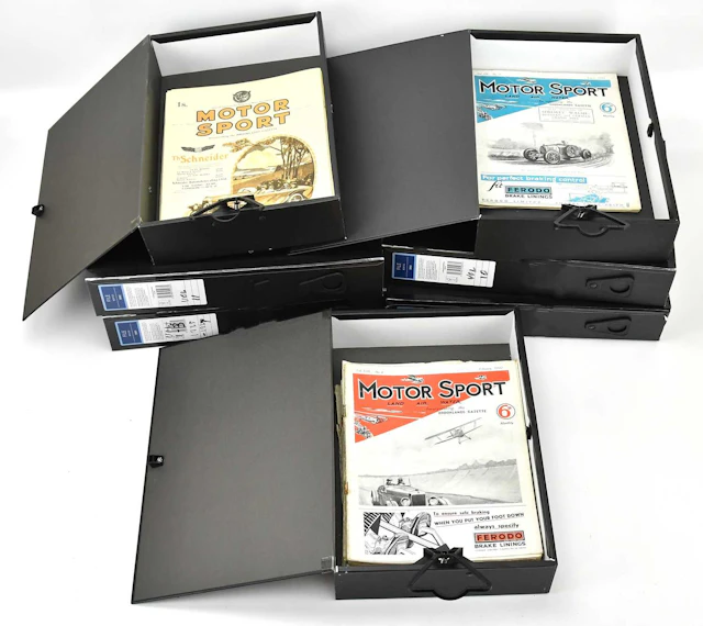 MOTOR SPORT; a collection of 1920s/30s magazines