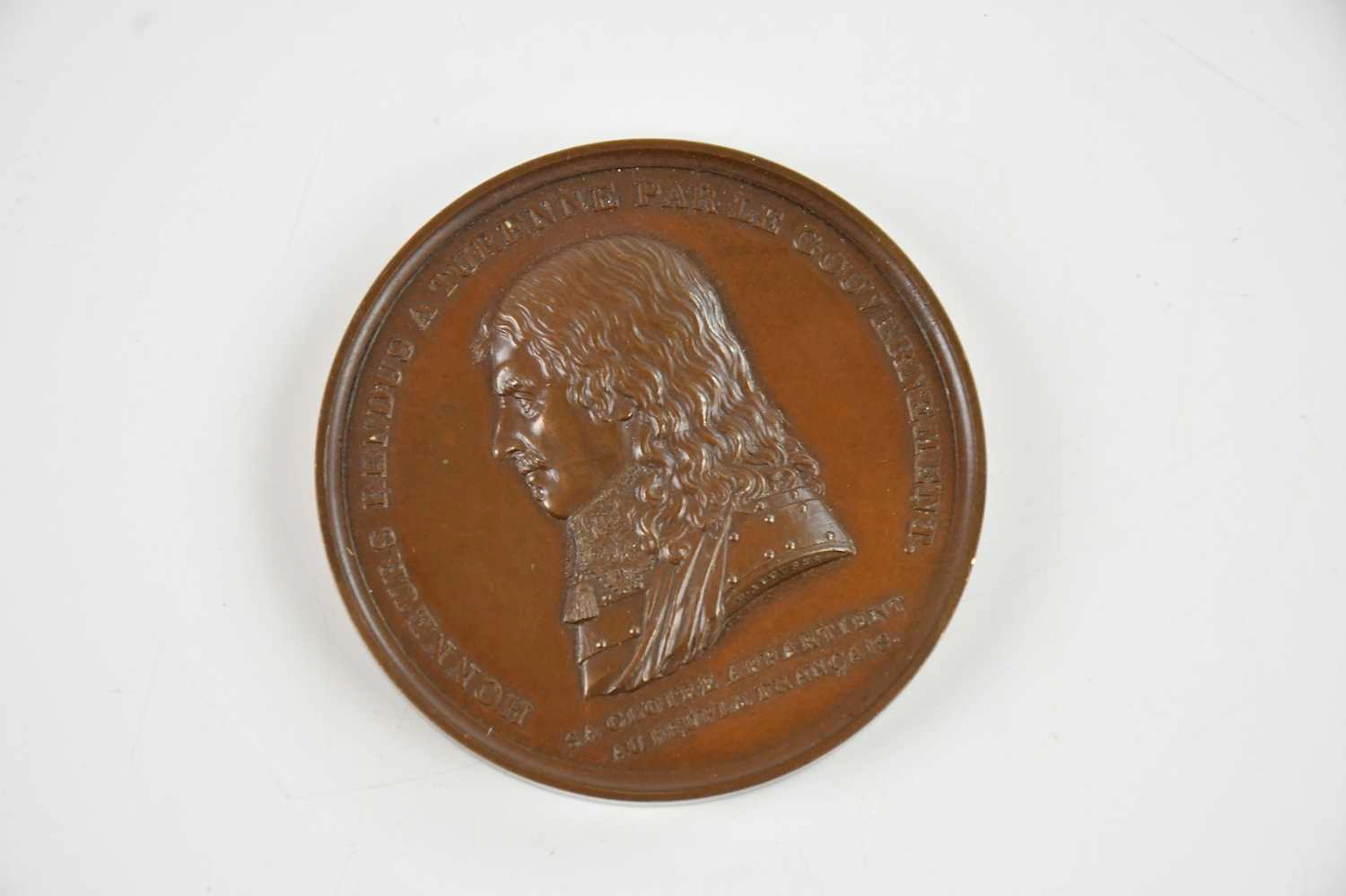 COMMEMORATIVE MEDAL; Consulate Napoleon Bonaparte 1800...