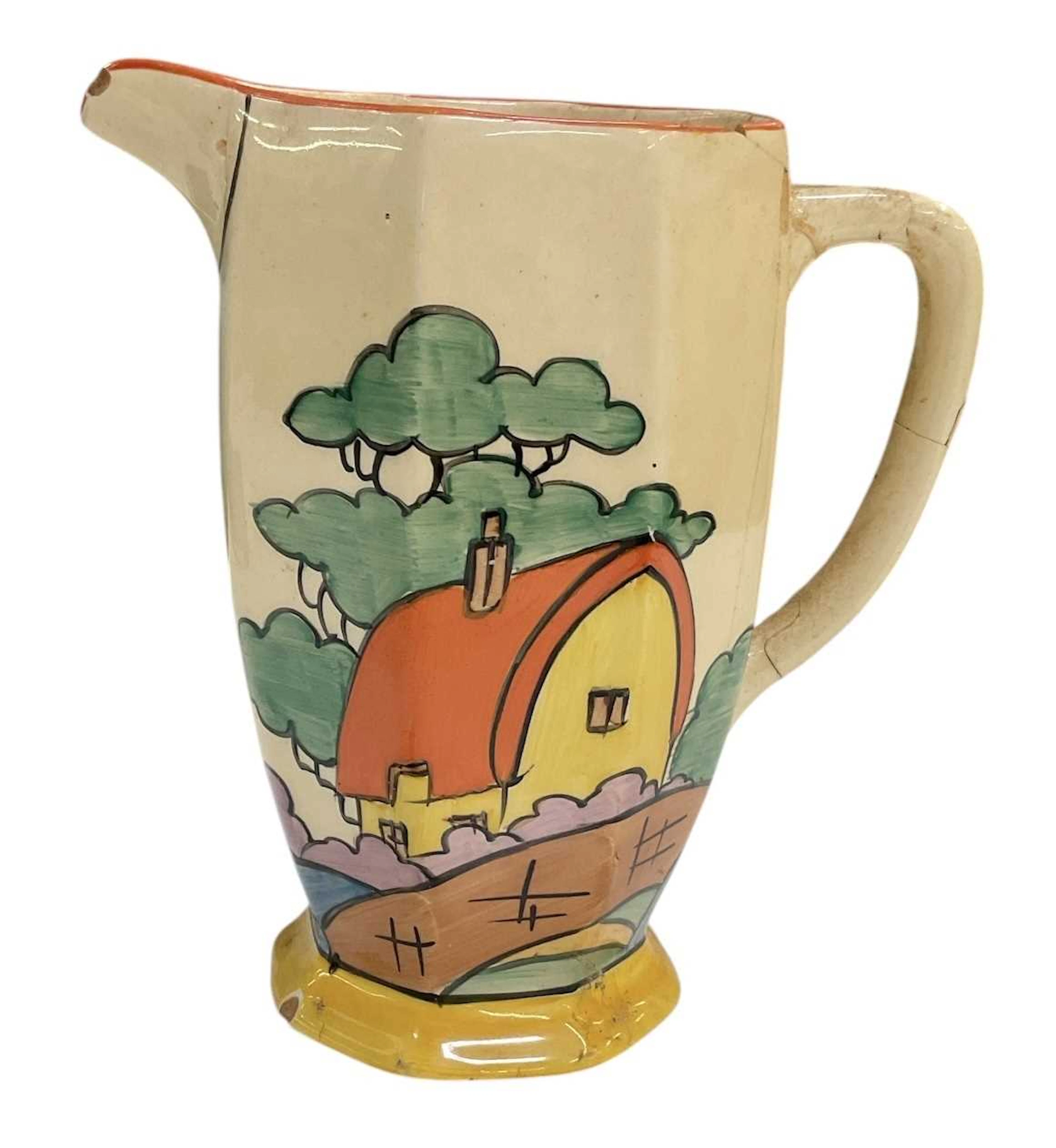 CLARICE CLIFF FOR NEWPORT POTTERY; an early 20th century...