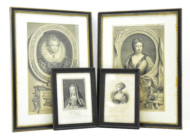AFTER GODFREY KNELLER (1646-1723); two 18th/19th century stipple engraved prints
