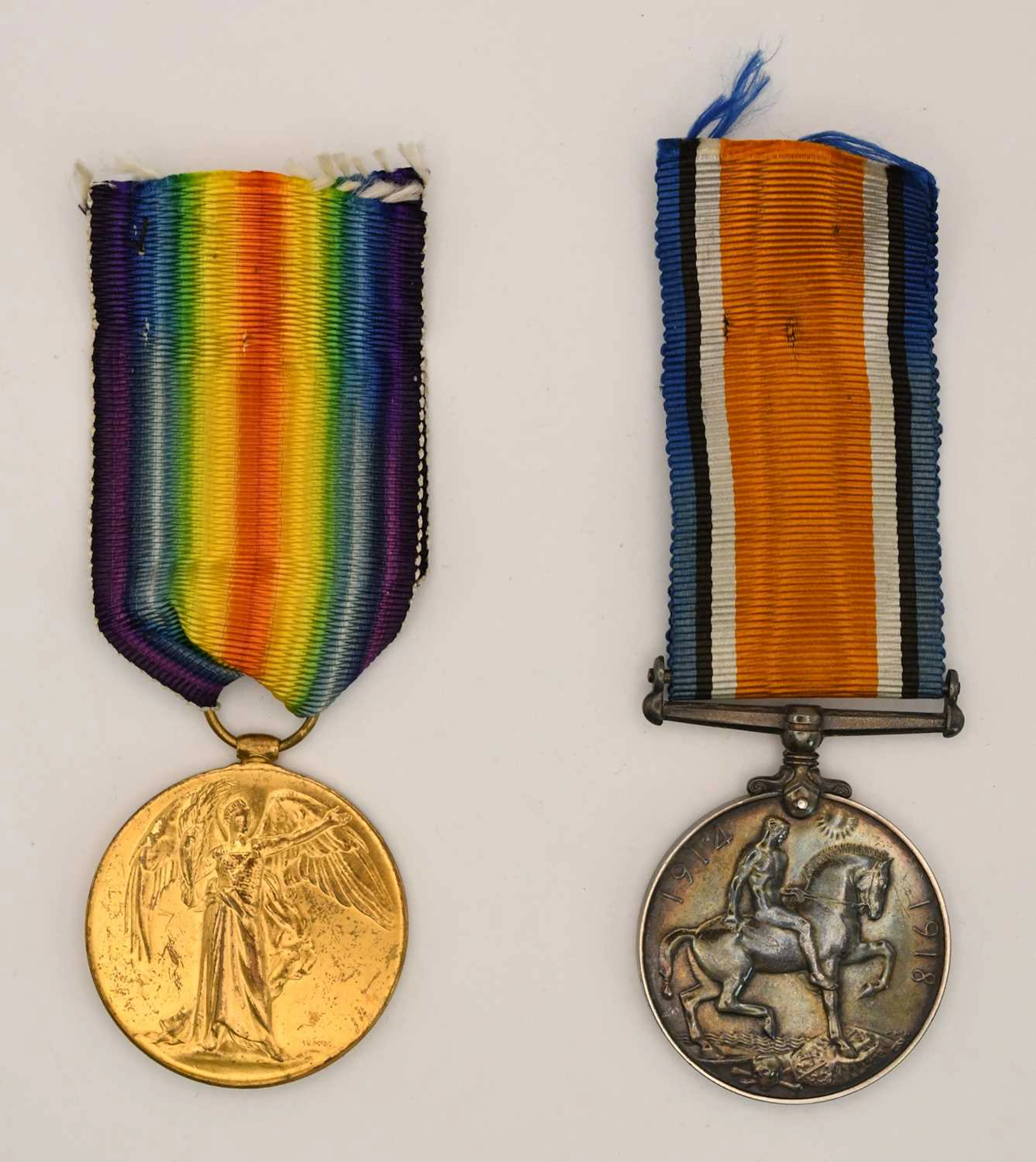 Two WWI medals comprising the The Great War For...