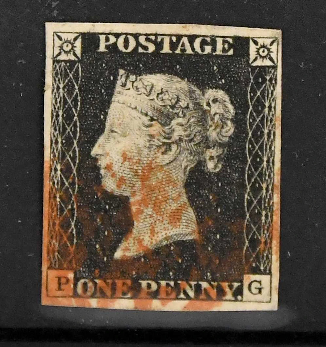 GREAT BRITAIN; 1840 1d black