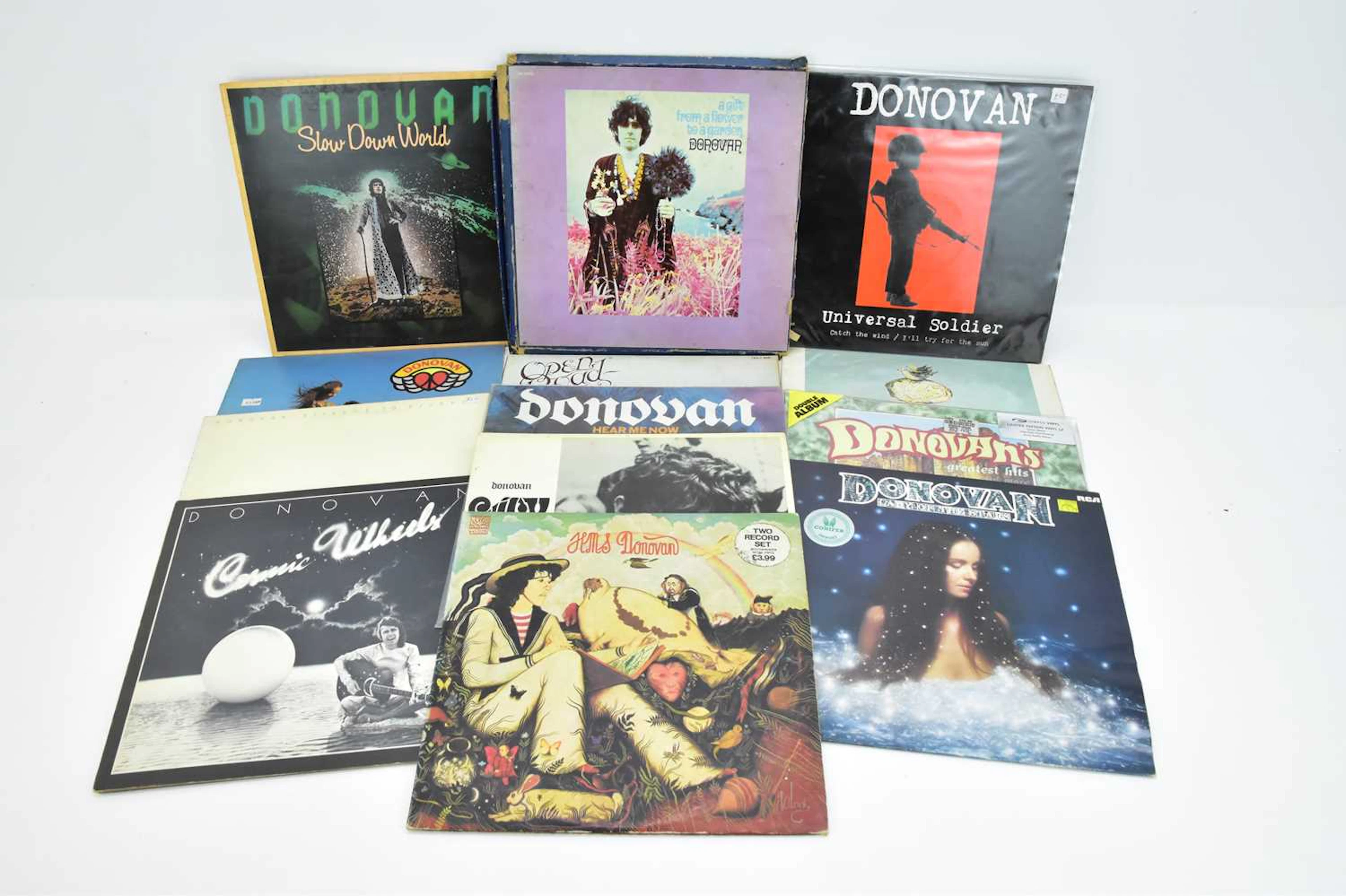 DONOVAN; thirteen albums including 'HMS Donovan'