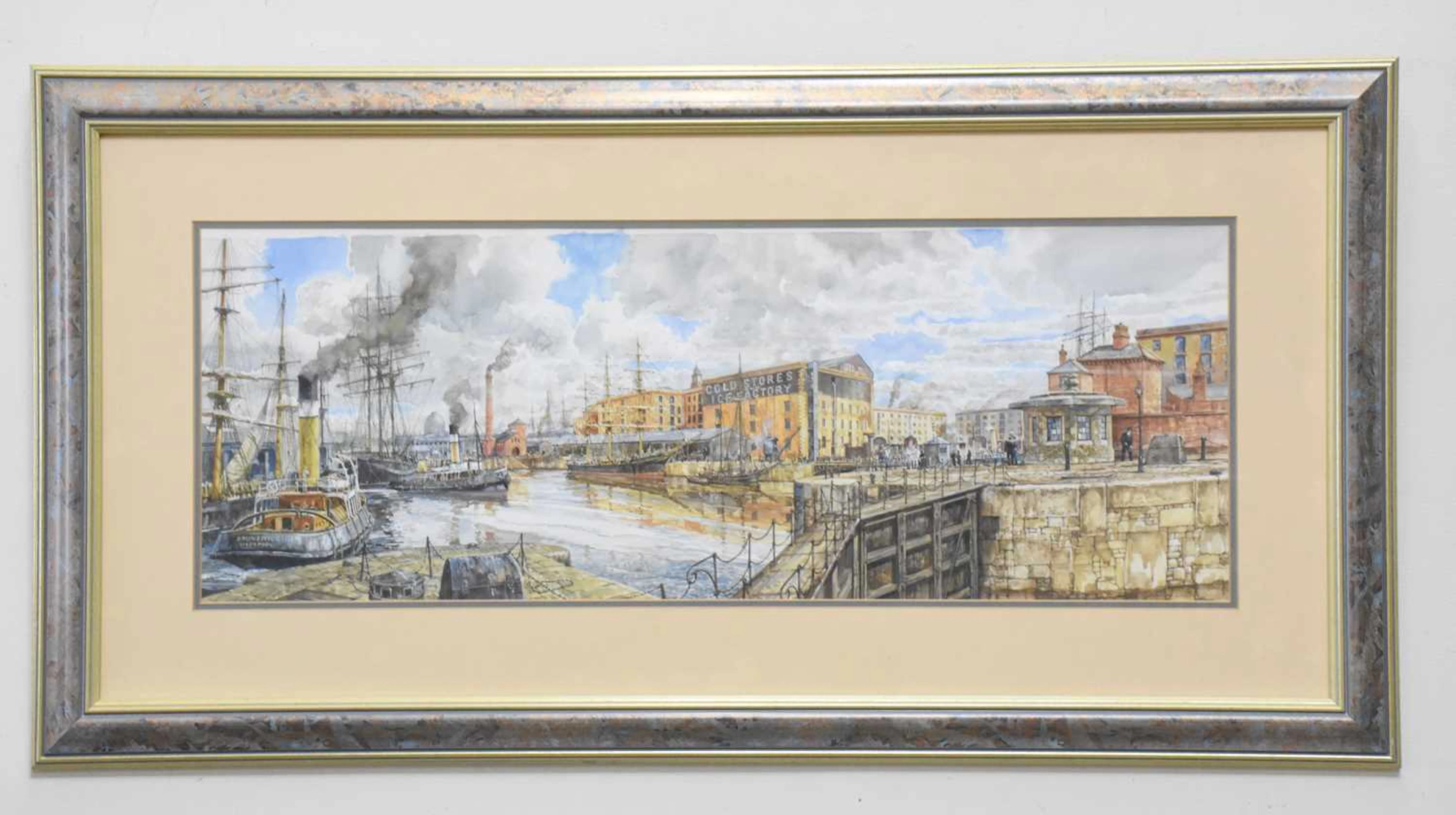 EDGAR HODGES (1928-2025); watercolour