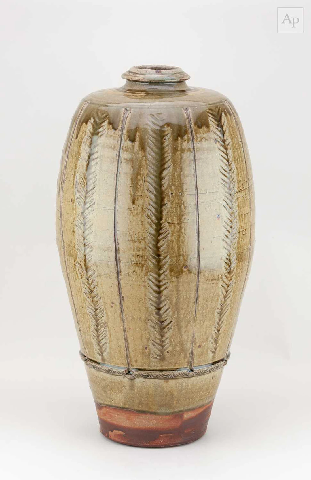 MIKE DODD (born 1943); a very large stoneware bottle...