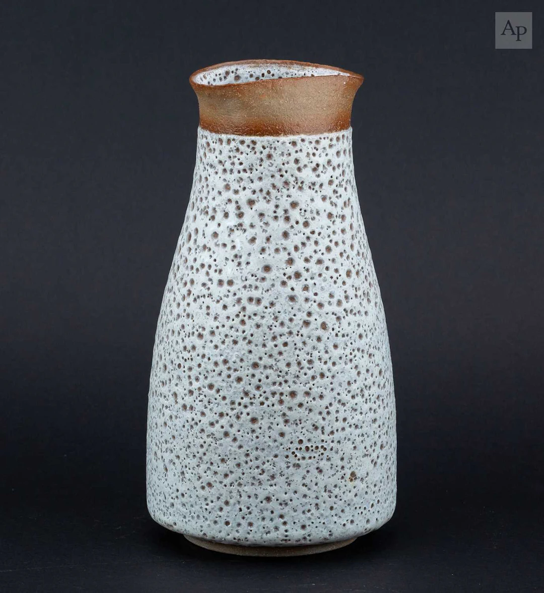 DEIRDRE BURNETT (1939-2022); a stoneware bottle with...