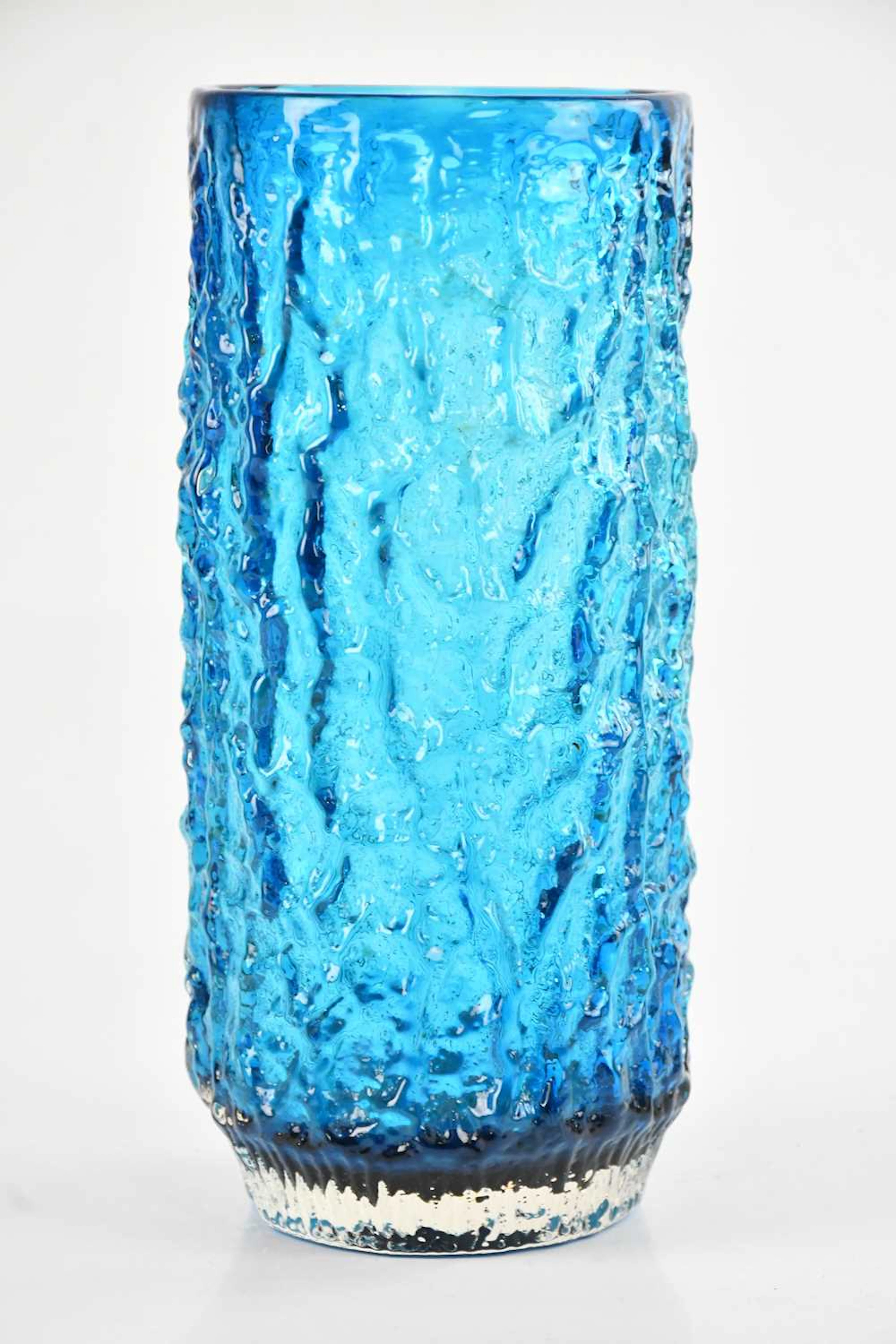 GEOFFREY BAXTER FOR WHITEFRIARS; a rare fluted Bark vase