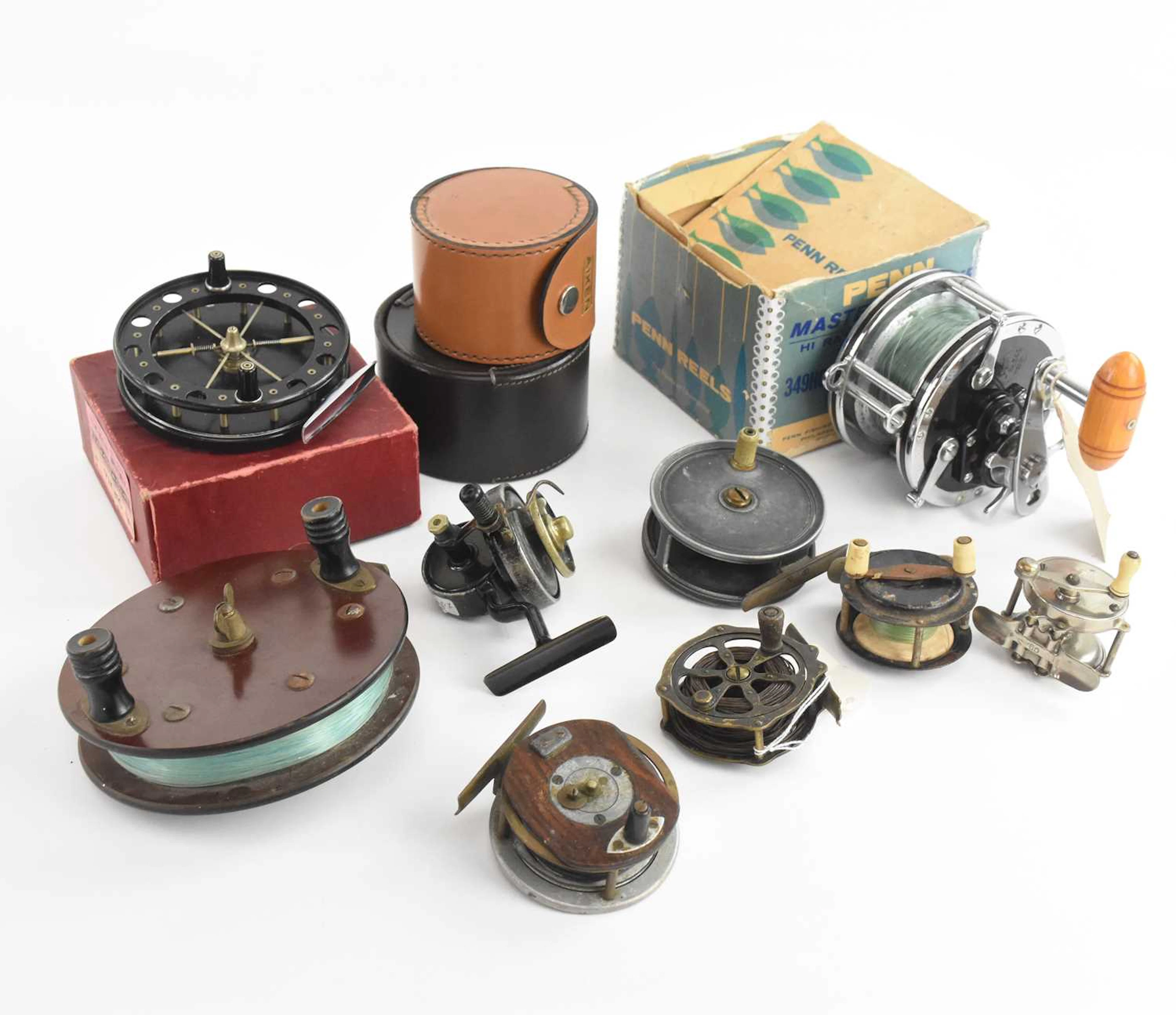 A 'The Helical Casting Reel Co of Redditch' reel
