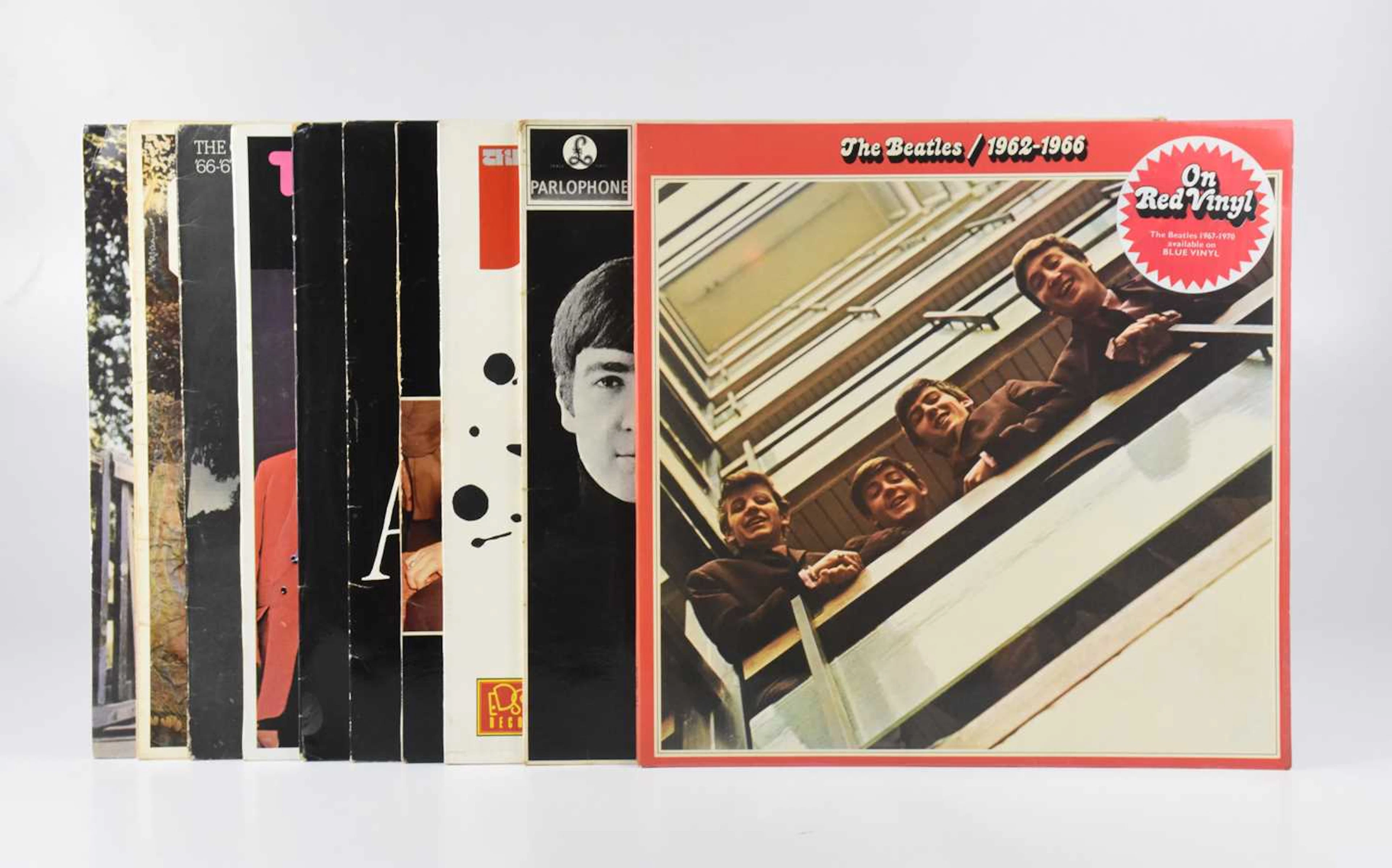 BRITISH ROCK; eleven albums to include The Beatles...