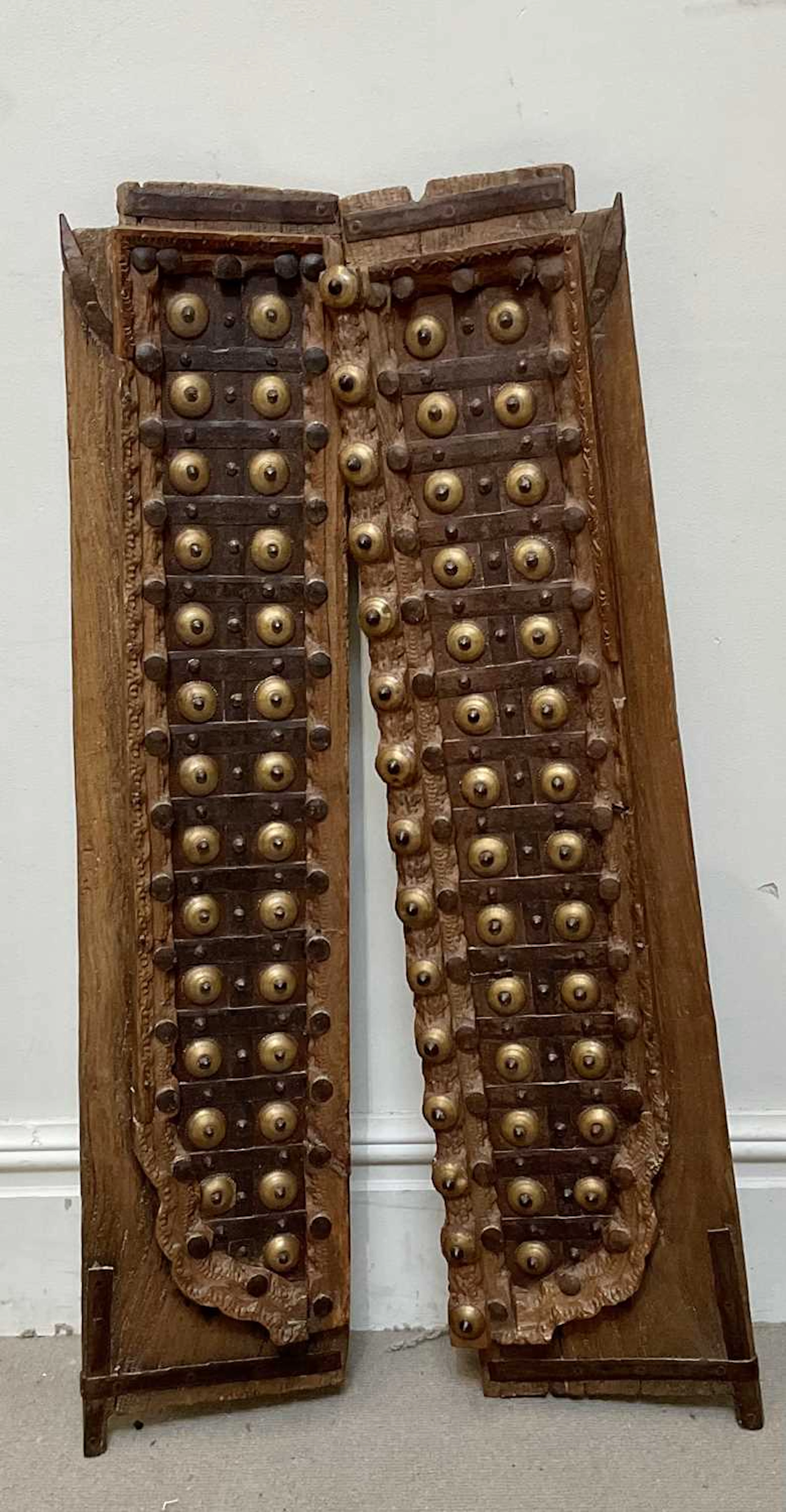 A pair of Indian window shutters