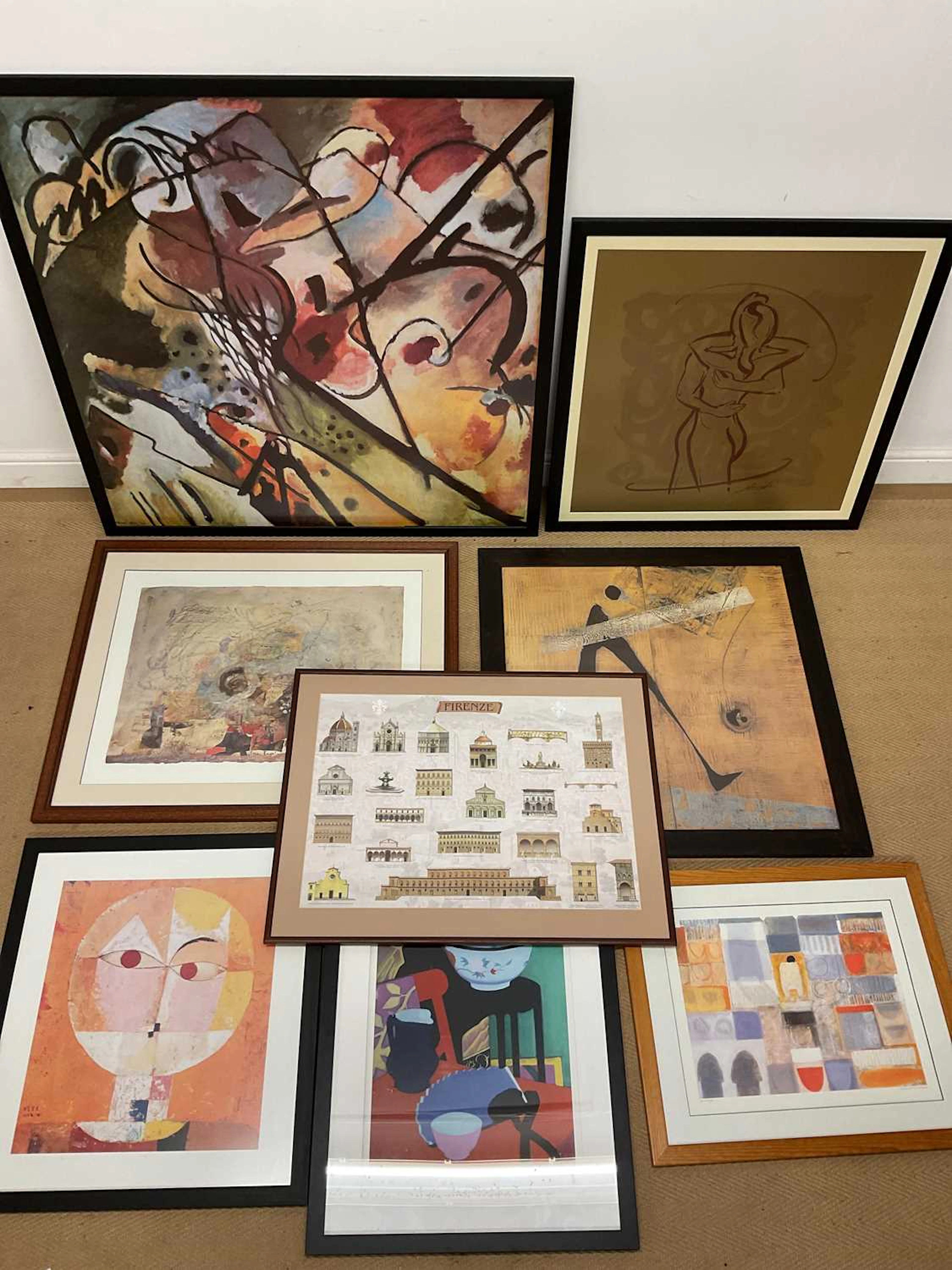 A quantity of abstract and other prints
