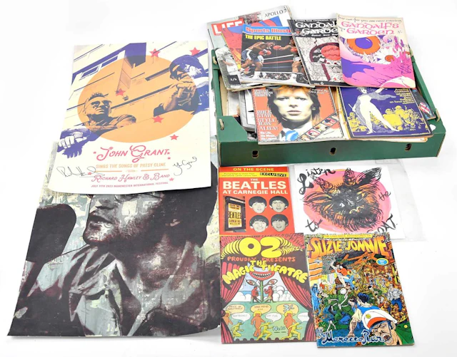A miscellany of magazines and publications including OZ