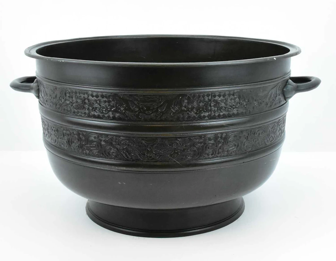 A Chinese/Indonesian large bronze censer