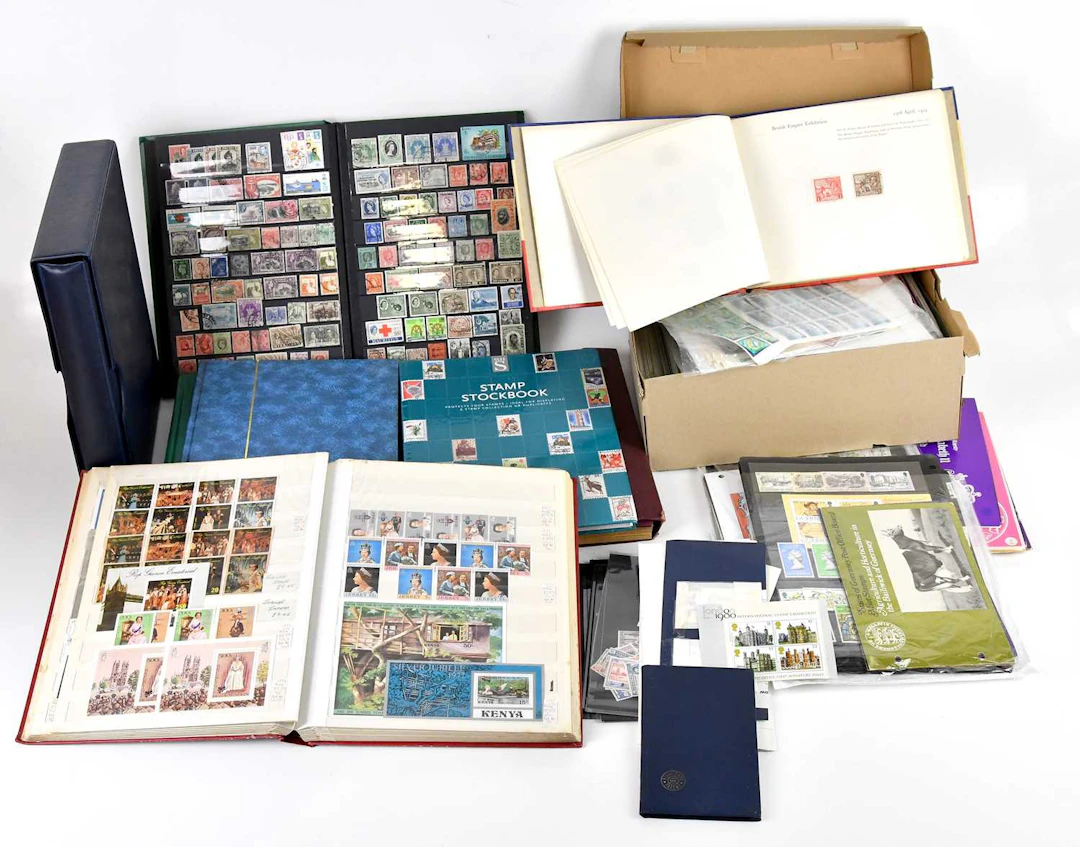 COMMONWEALTH; ranges in seven stock books