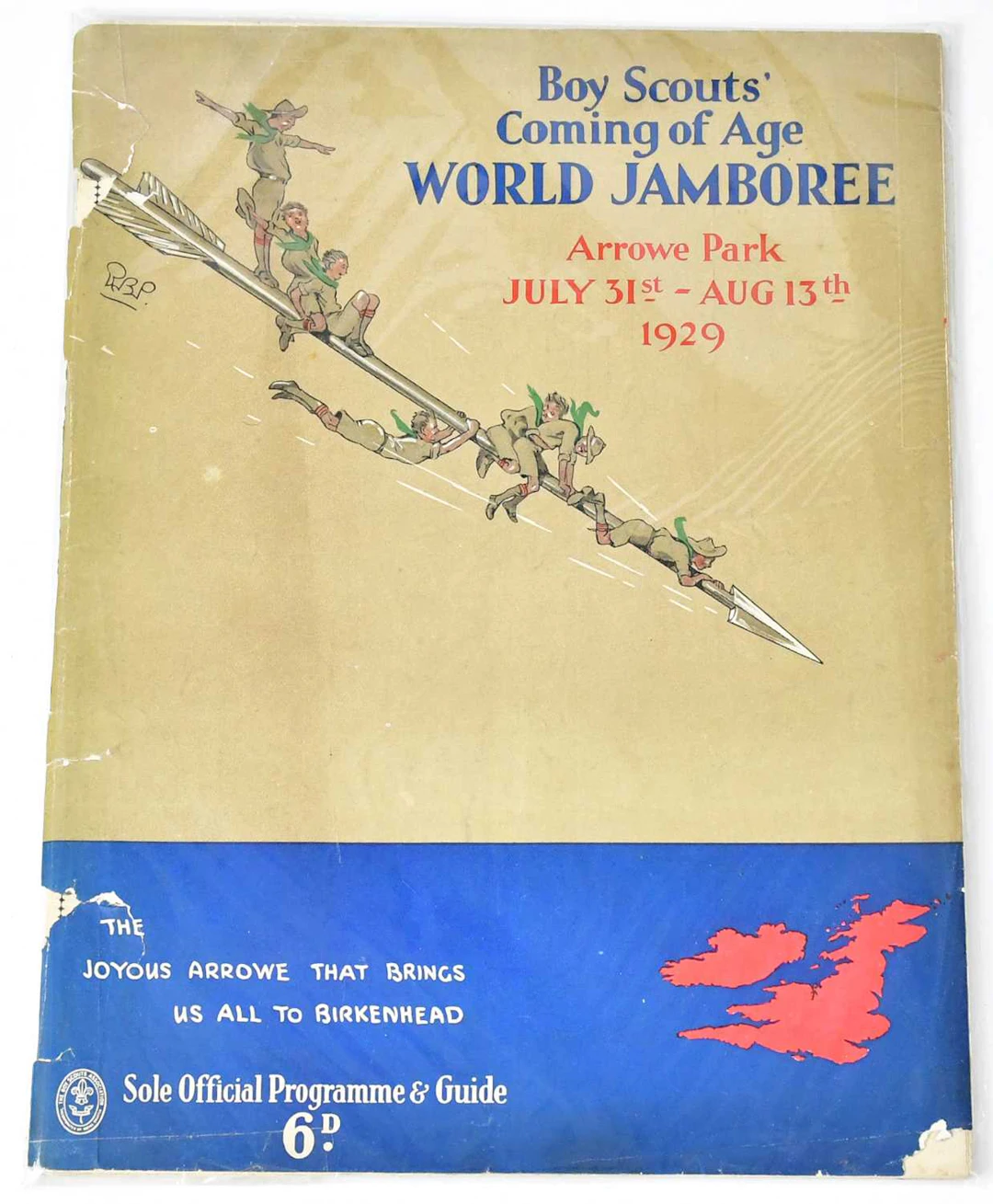 A copy of 'Boy Scouts' Coming of Age World Jamboree'...