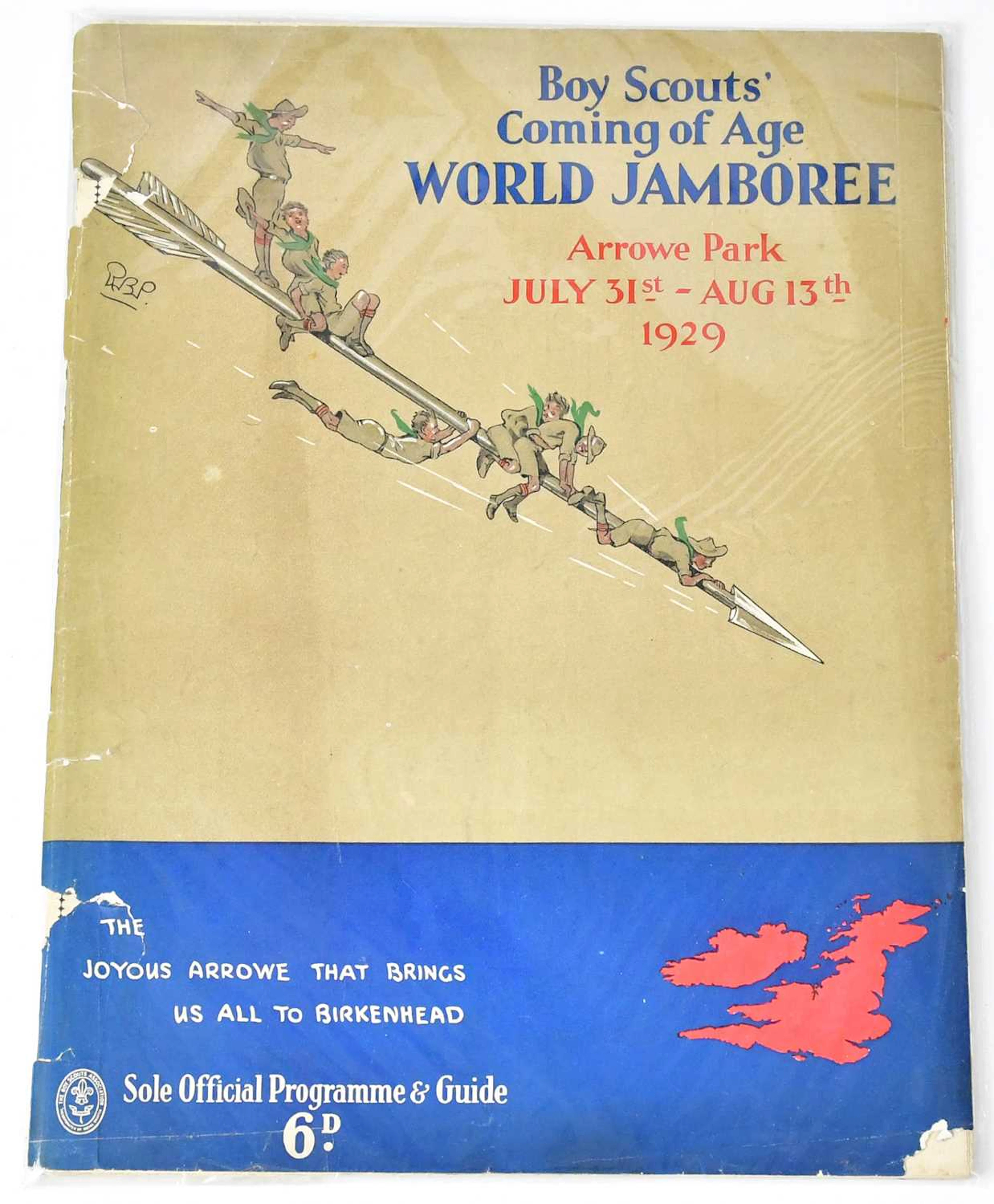 A copy of 'Boy Scouts' Coming of Age World Jamboree'...